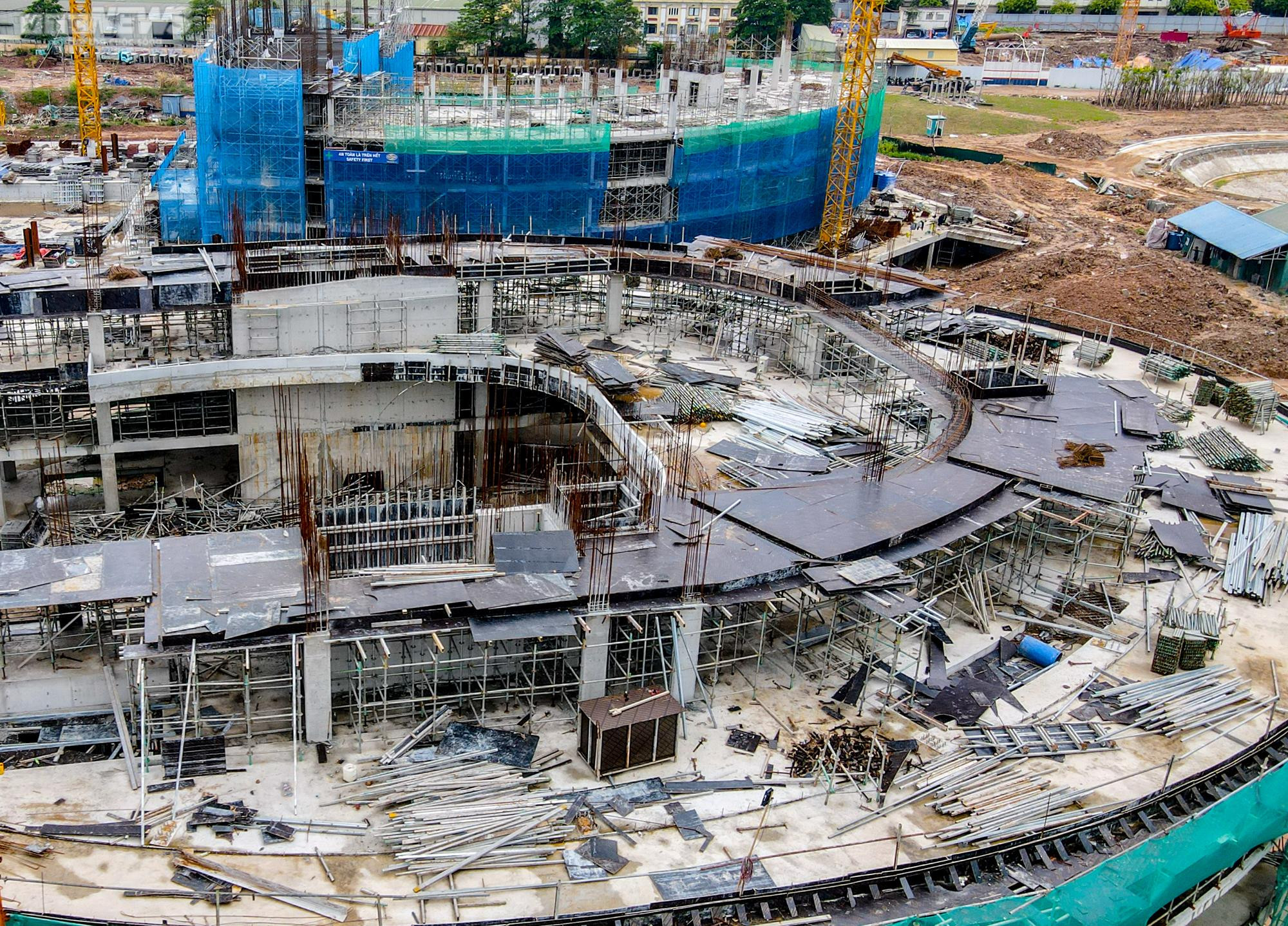Ảnh: Cung thiếu nhi Hà Nội hơn 1.300 tỷ đồng dần lộ diện sau 9 tháng thi công - 9
