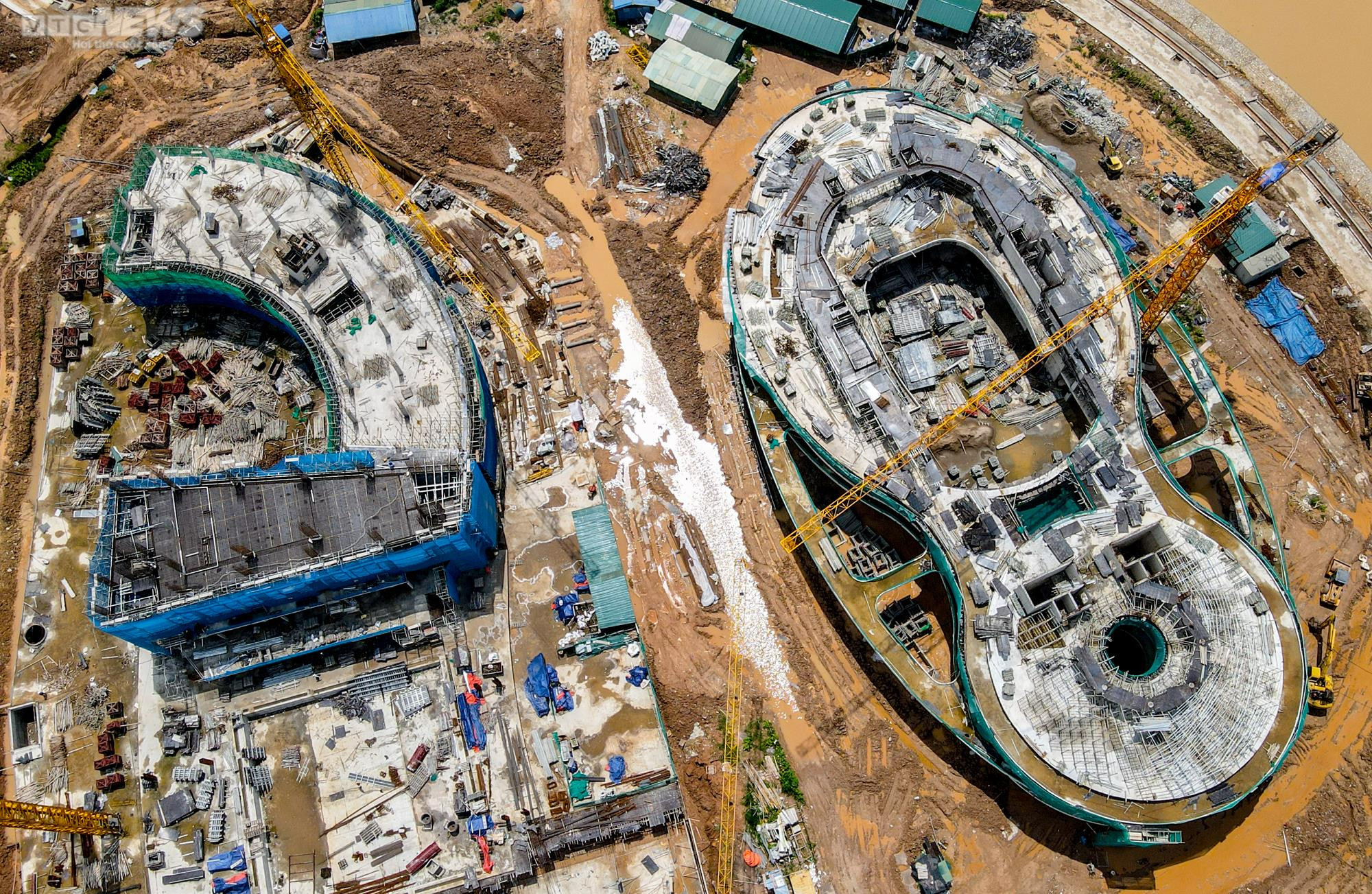 Ảnh: Cung thiếu nhi Hà Nội hơn 1.300 tỷ đồng dần lộ diện sau 9 tháng thi công - 3