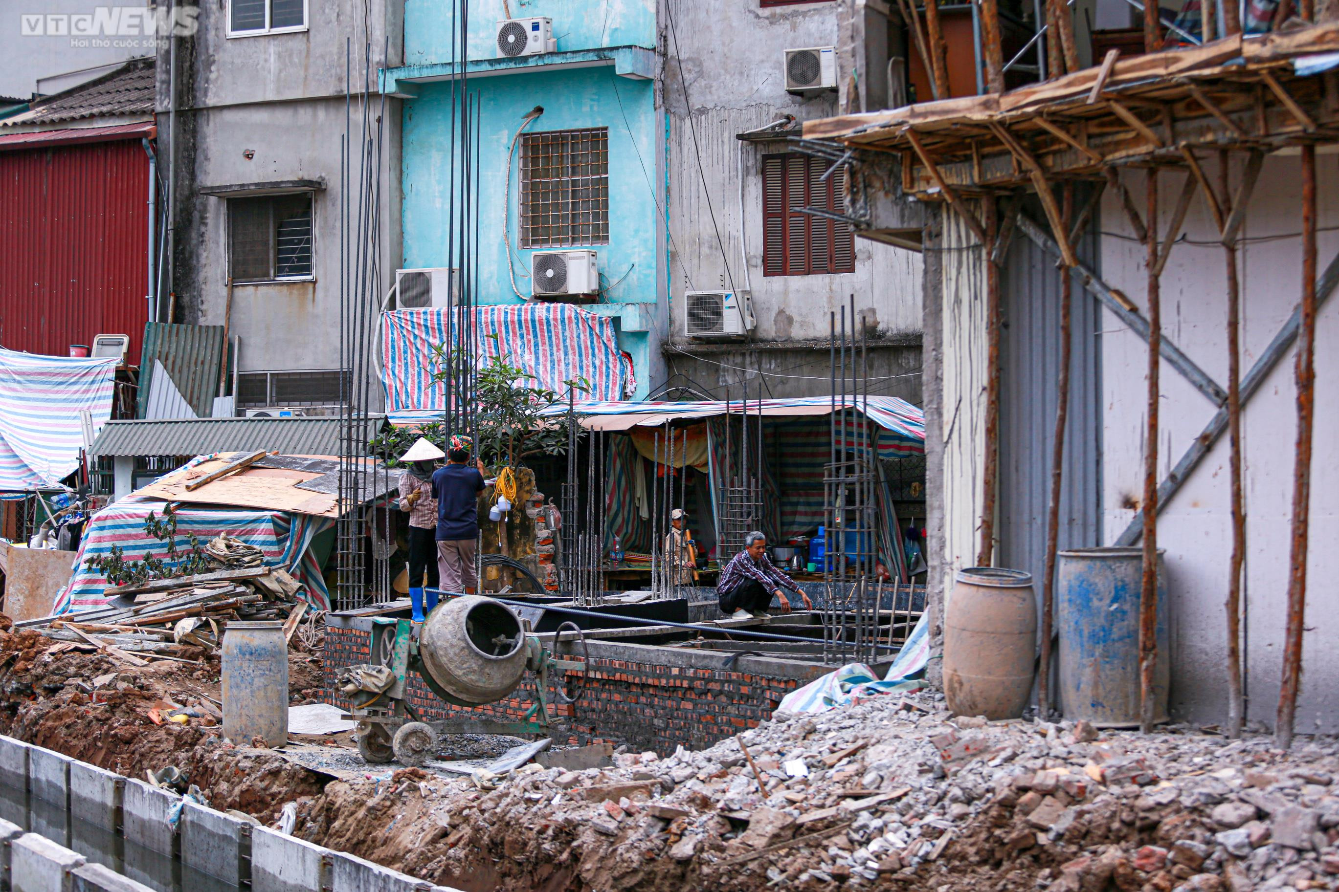 Hà Nội: 4 năm mới xong GPMB, dự án đường Huỳnh Thúc Kháng gấp rút thi công - 7