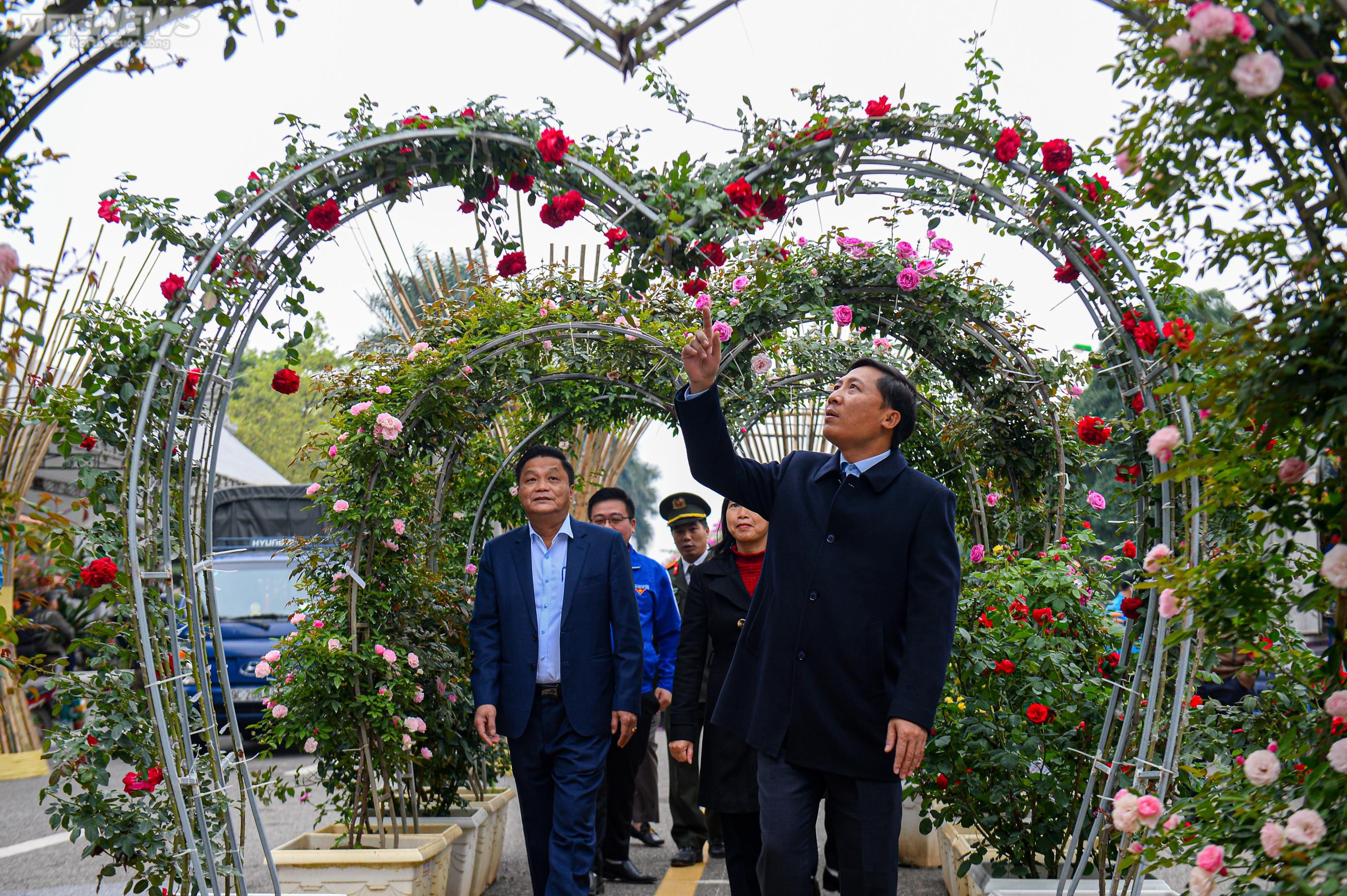 Người dân Mê Linh tất bật trang trí cho Festival hoa lớn nhất Thủ đô - 14