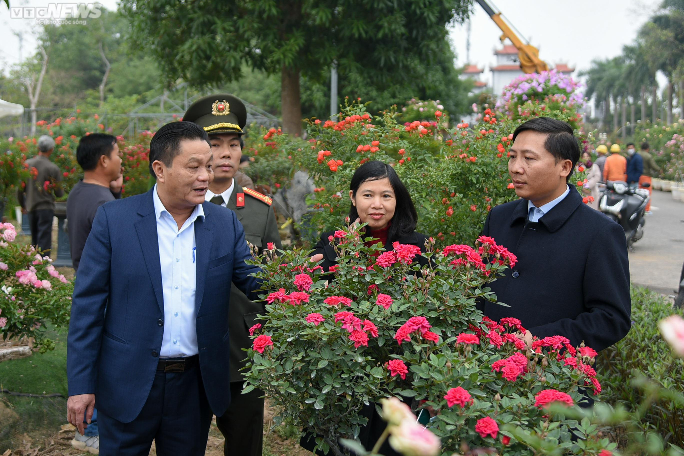 Người dân Mê Linh tất bật trang trí cho Festival hoa lớn nhất Thủ đô - 15