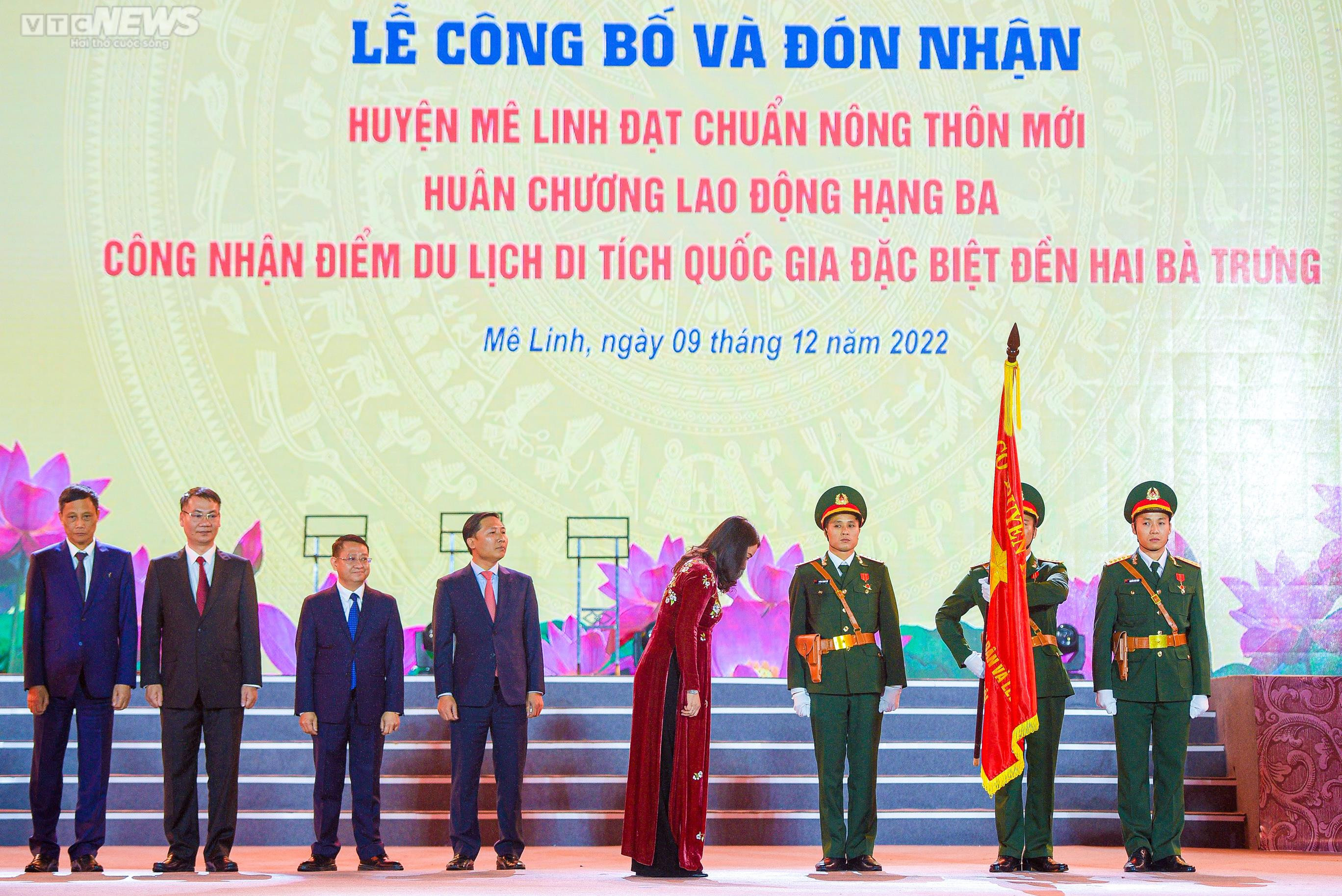 Huyện Mê Linh đón nhận danh hiệu đạt chuẩn nông thôn mới - 9