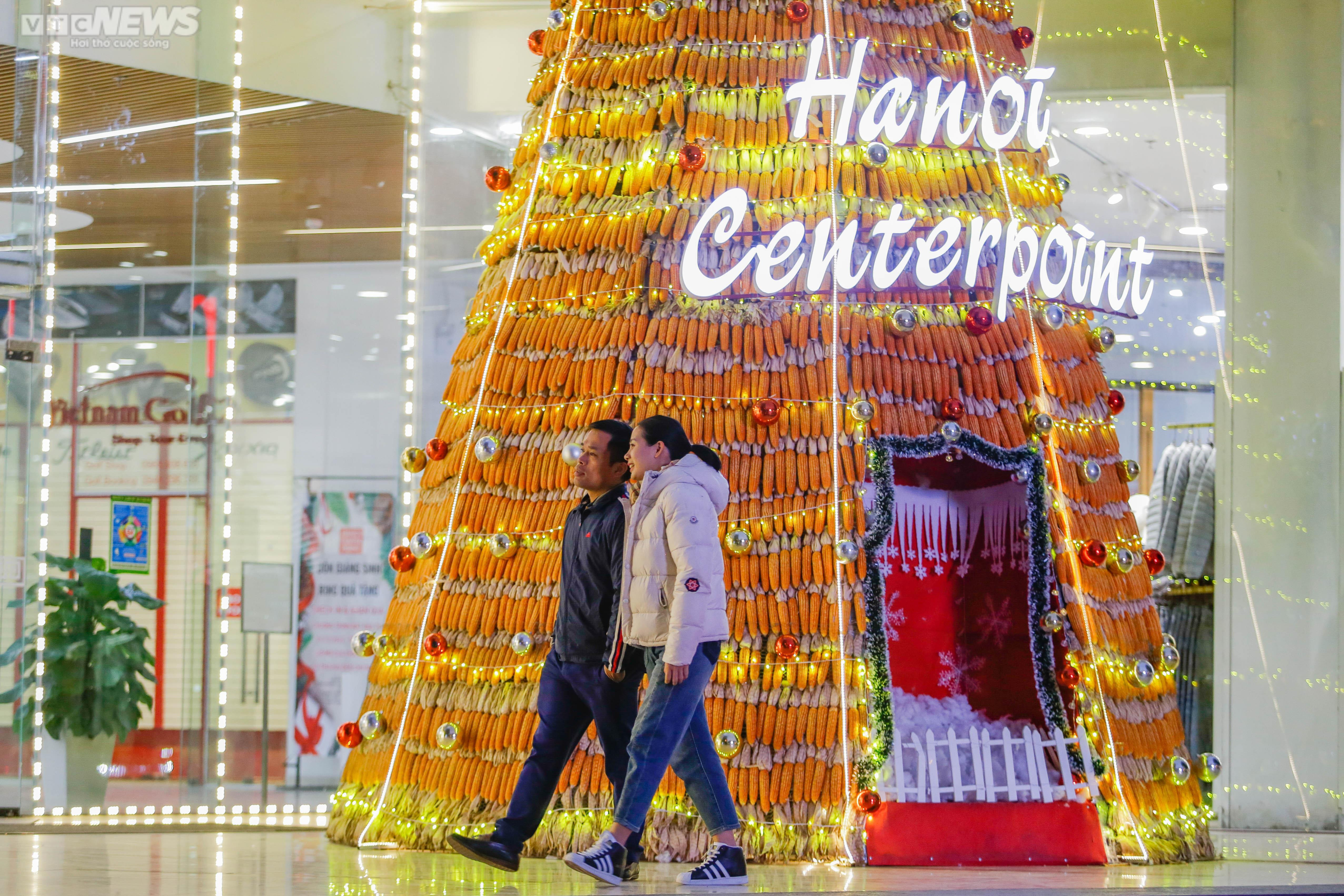 Độc đáo cây thông Noel vàng ruộm làm từ 8.000 bắp ngô - 4