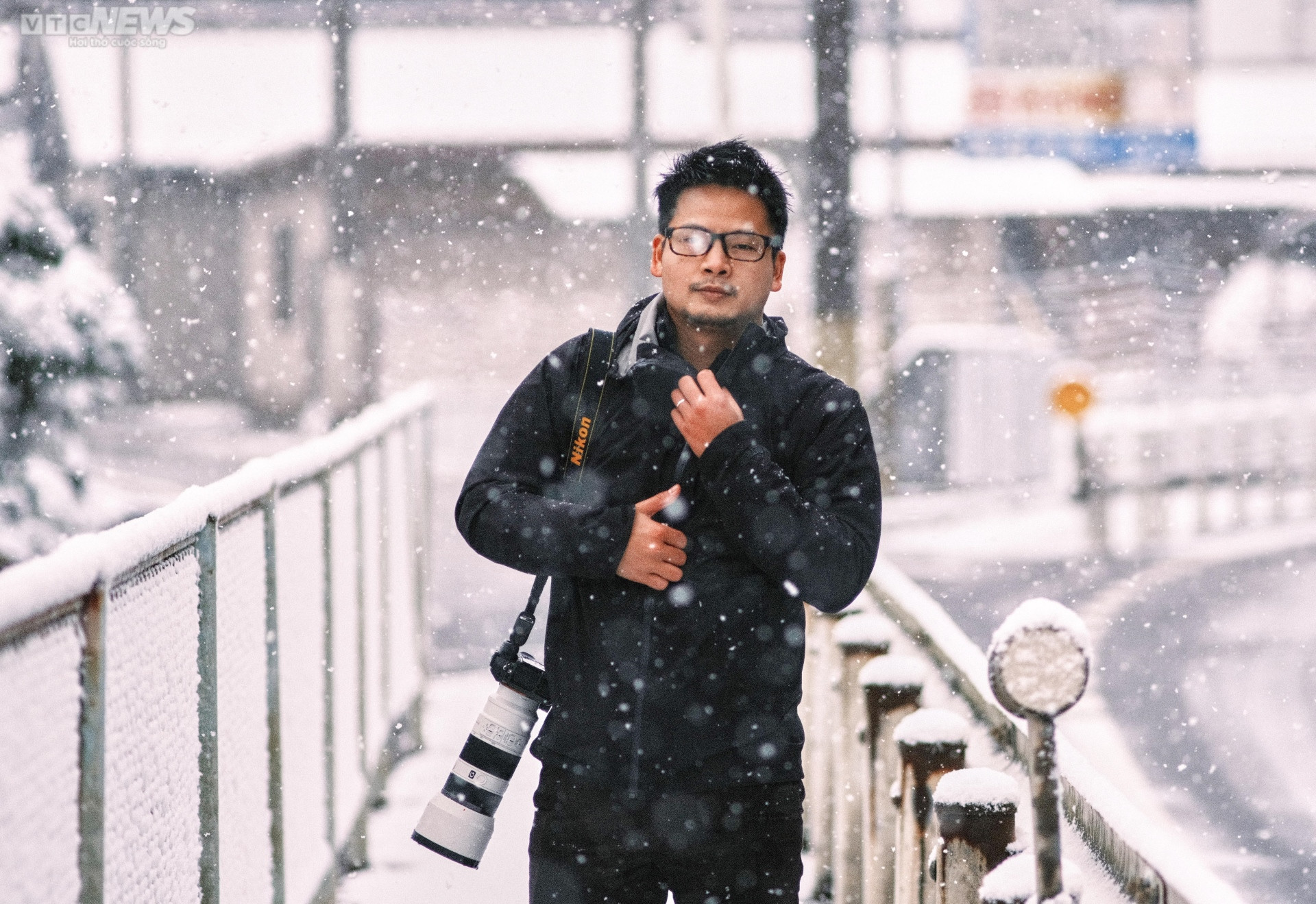 Tuyết đầu mùa trắng xoá miền trung du Nhật Bản - 5