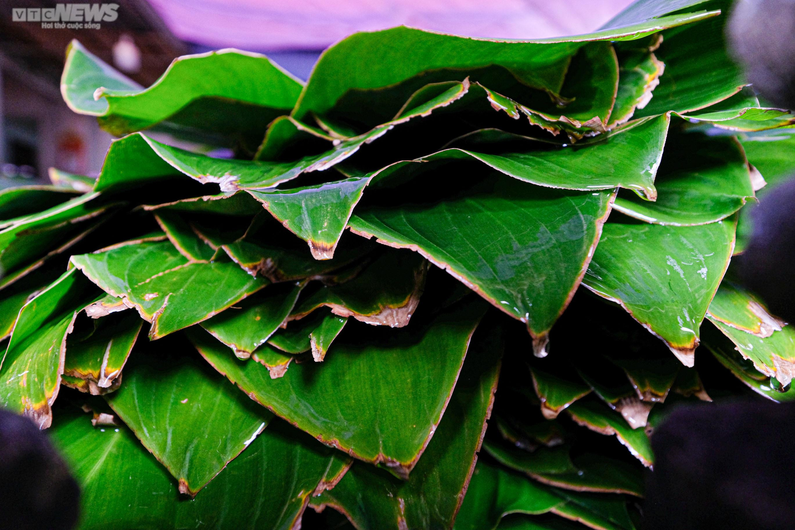 Thủ phủ lá dong ở Hà Nội tất bật vào vụ Tết Nguyên đán 2023 - 17