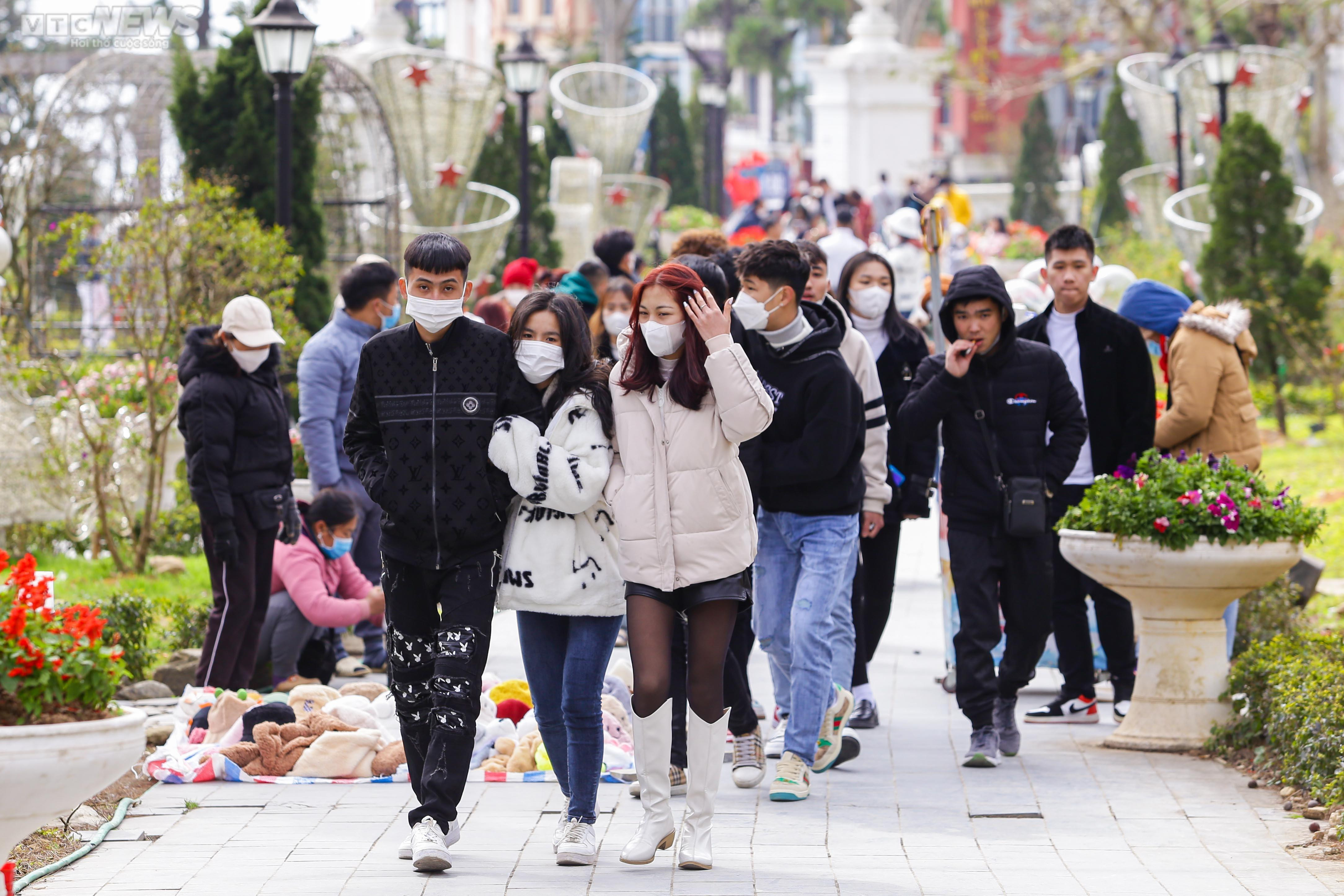 Mùng 4 Tết, du khách kéo về Tam Đảo, tận hưởng tiết trời lạnh 10 độ C - 3