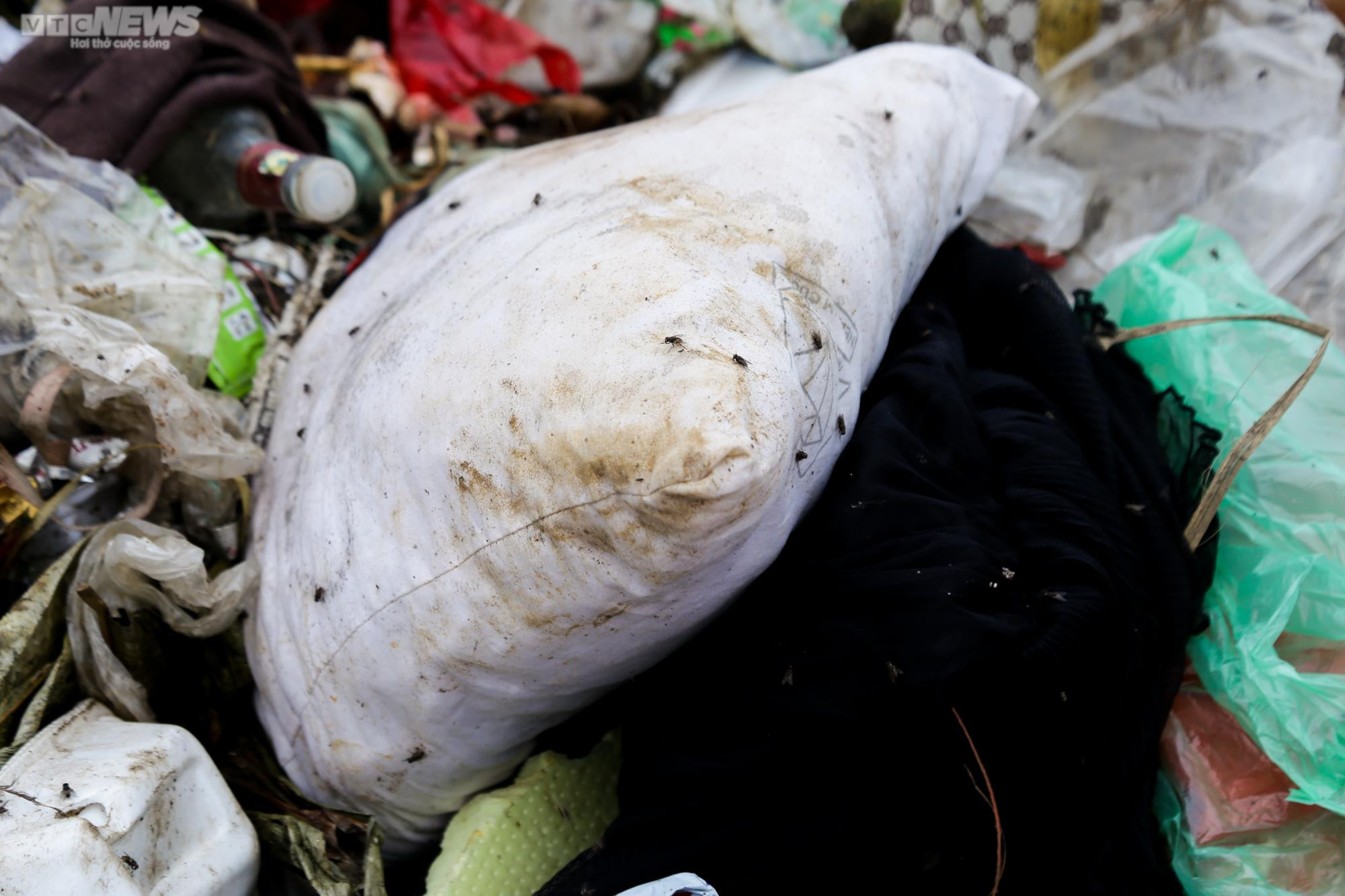 Hà Nội: Người dân dựng lều ngăn xe chở rác vào bãi Xuân Sơn - 11