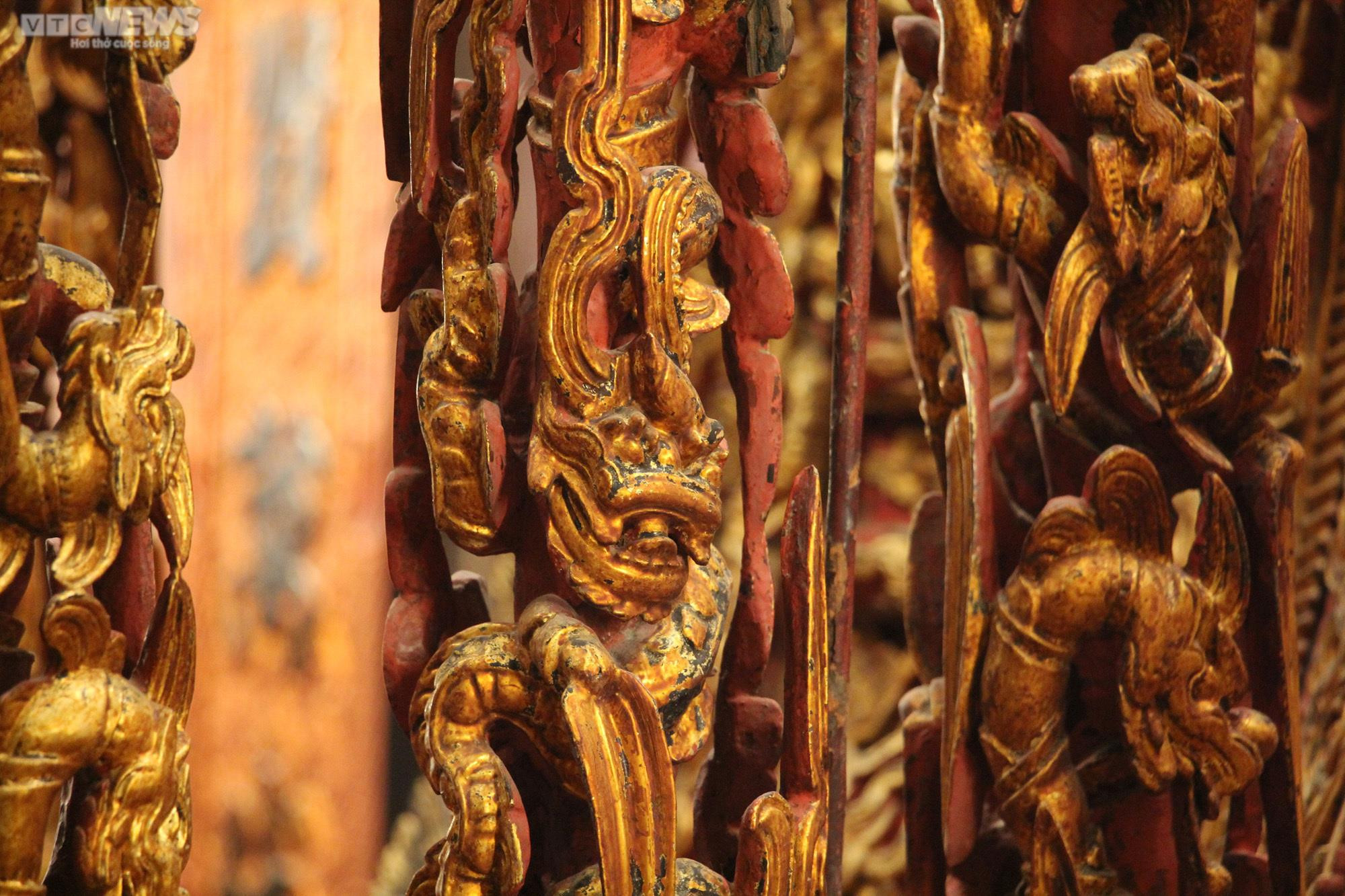 Chiêm ngưỡng ngai thờ độc nhất vô nhị hơn 300 năm tuổi ở Thái Bình - 17