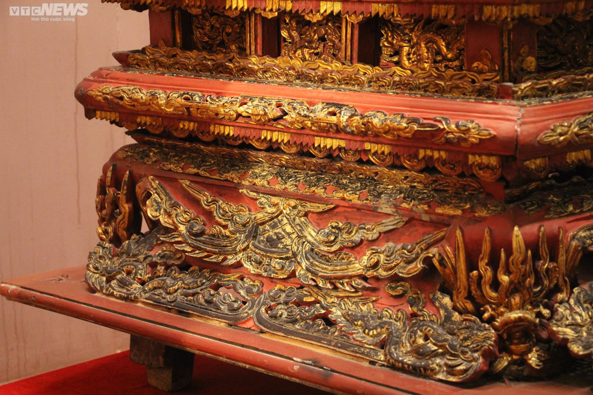 Chiêm ngưỡng ngai thờ độc nhất vô nhị hơn 300 năm tuổi ở Thái Bình - 13