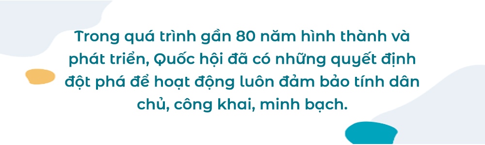 Những quyết định đột phá để cánh cửa Quốc hội ngày càng mở rộng - 1