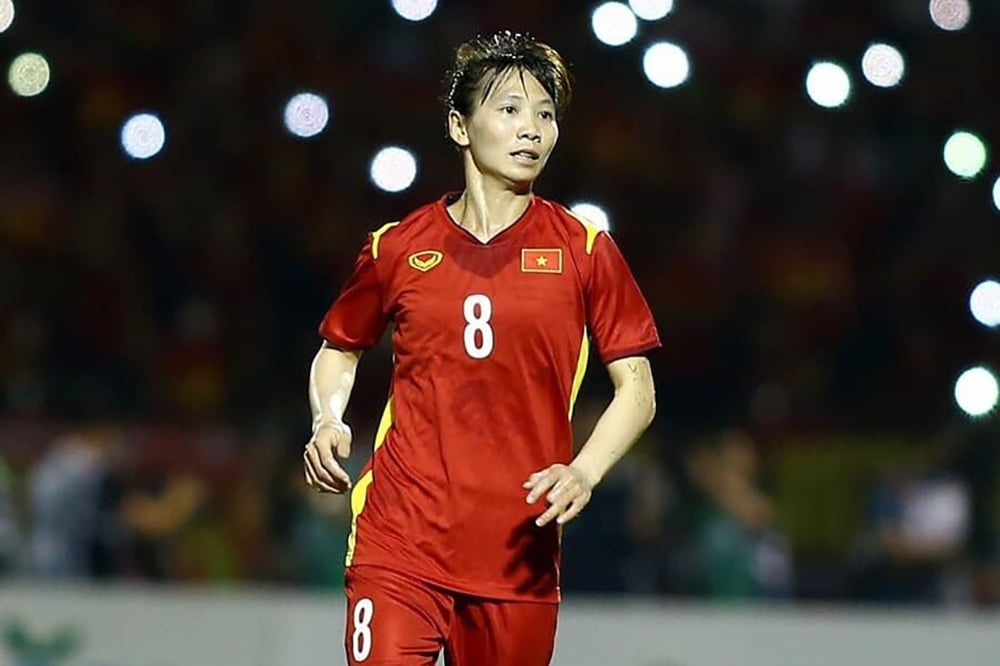Nhan sắc 'không phải dạng vừa' của các nữ cầu thủ Việt Nam tại SEA Games 32 - 22