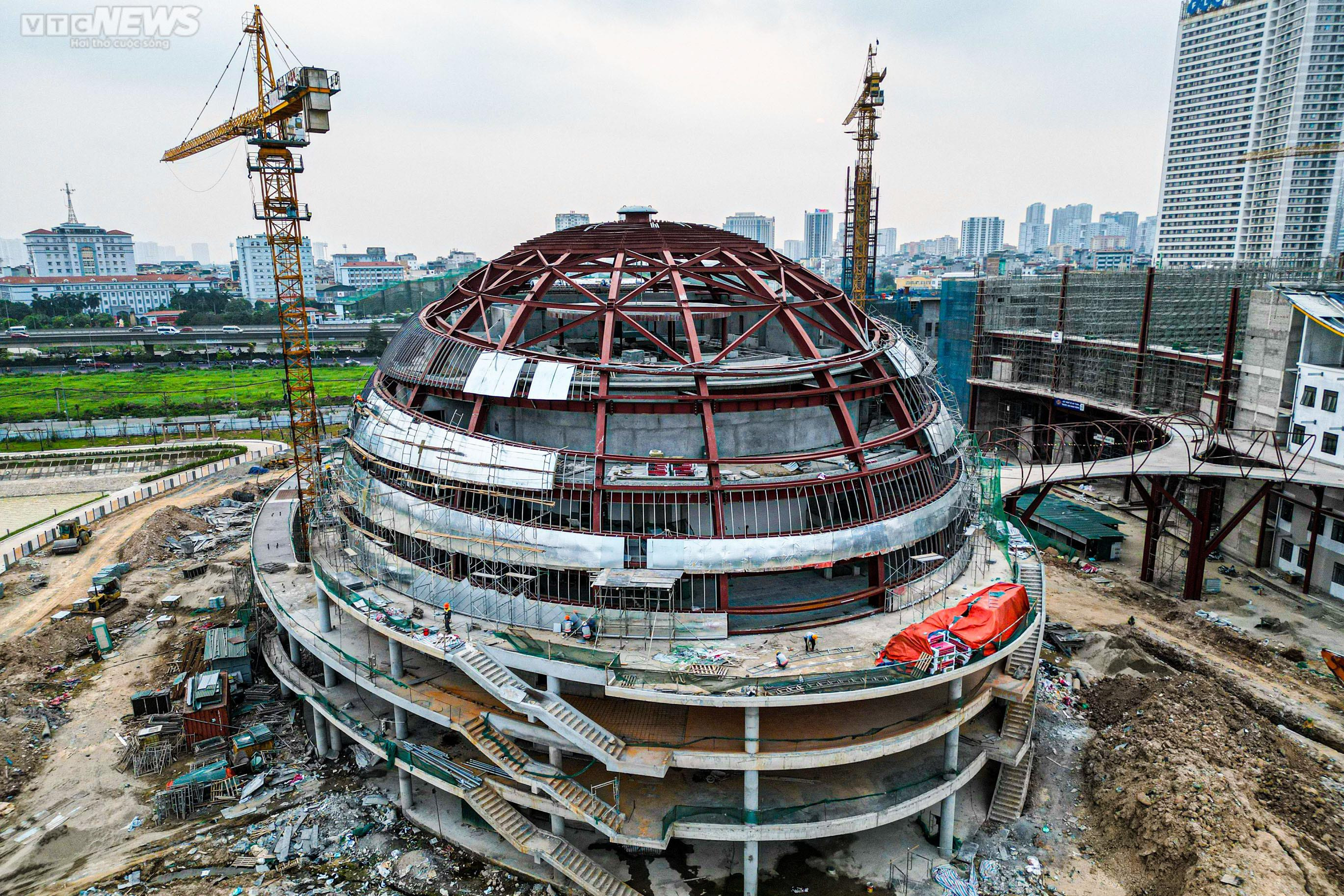 Sau 2 năm thi công, dự án Cung Thiếu nhi nghìn tỷ ở Hà Nội giờ ra sao? - 4