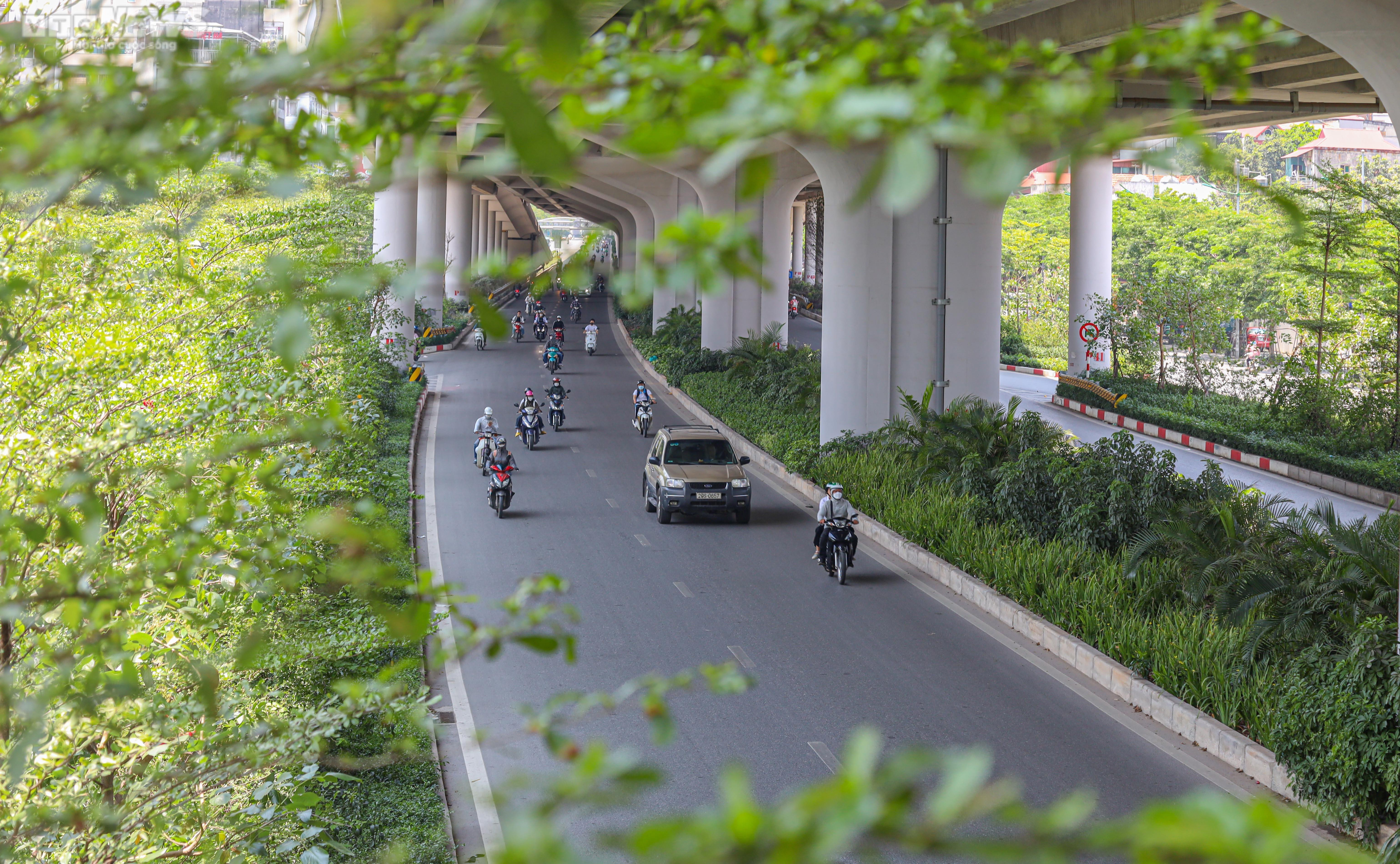 Những con đường rợp bóng mát giữa ngày Hà Nội 'đổ lửa' - 12