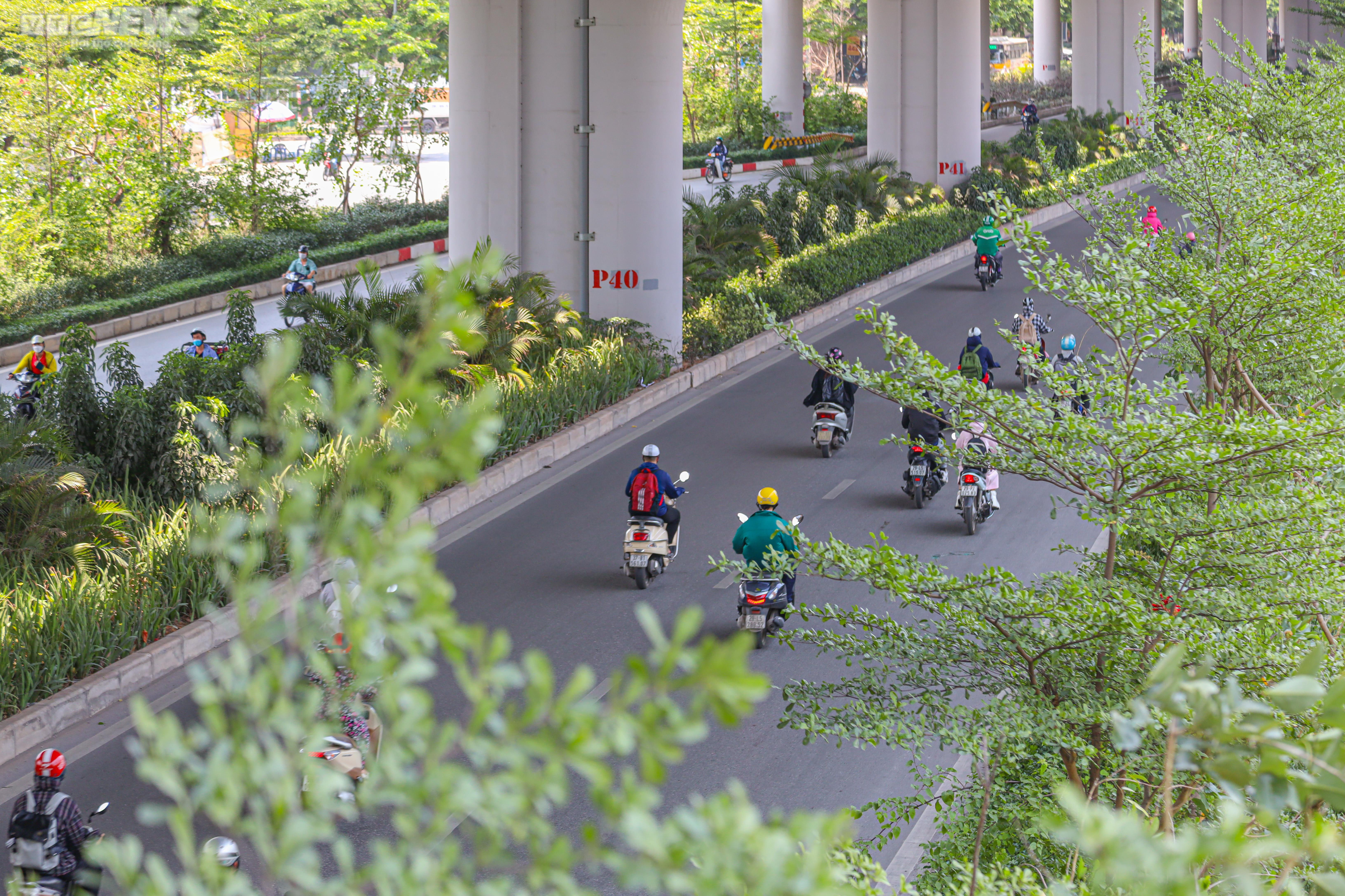 Những con đường rợp bóng mát giữa ngày Hà Nội 'đổ lửa' - 13