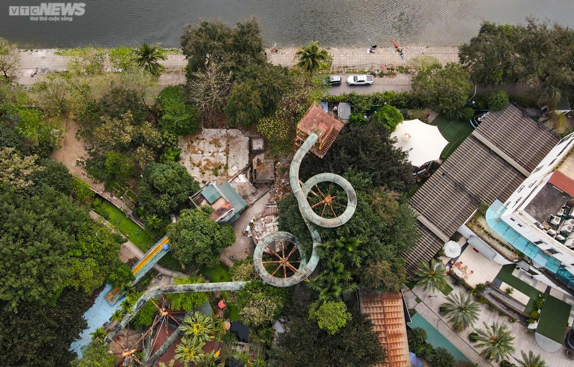 Tháo dỡ hàng loạt công trình sai phạm ở Công viên Tuổi trẻ Thủ đô - 2