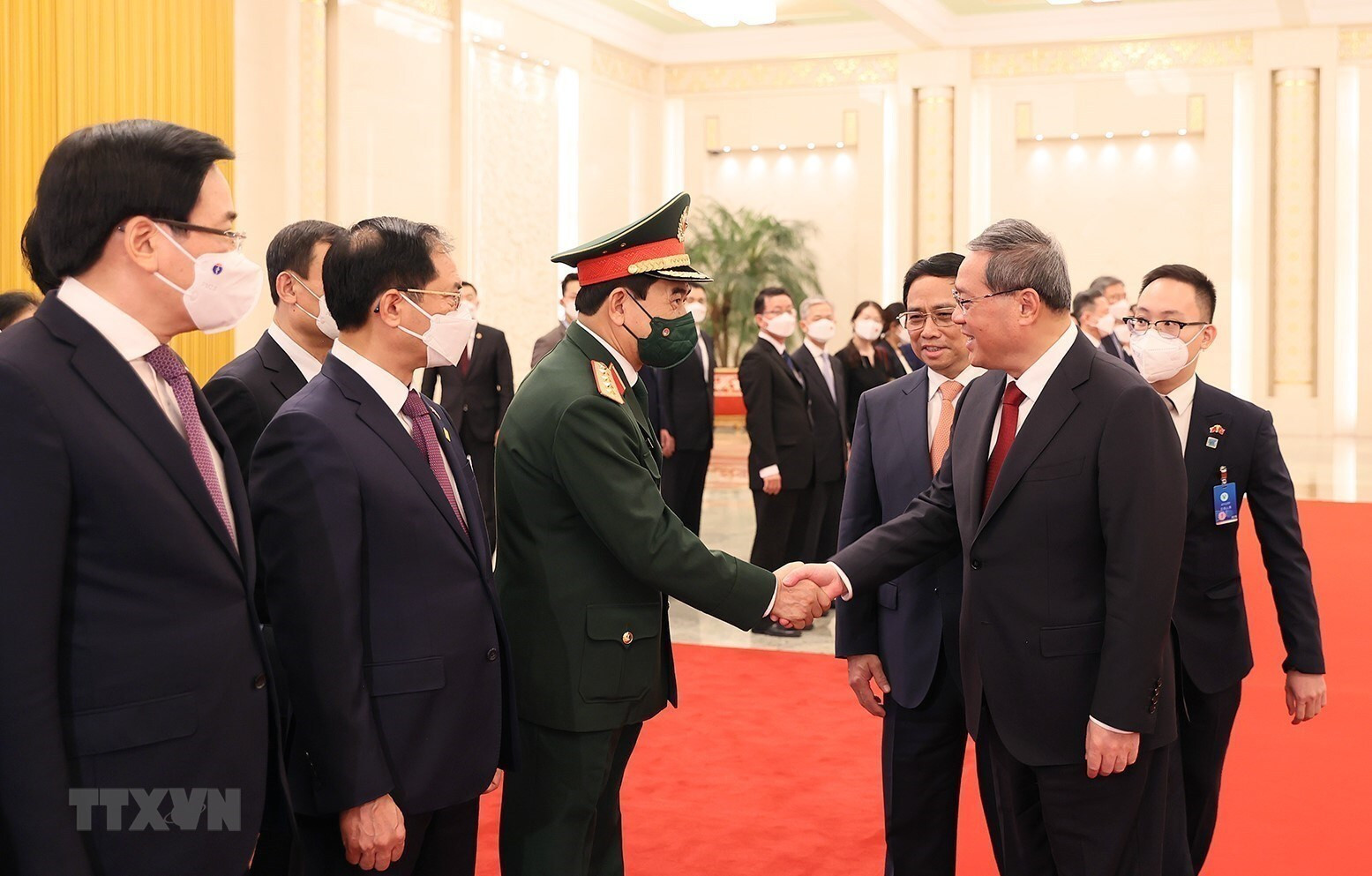 Hình ảnh lễ đón Thủ tướng Phạm Minh Chính thăm chính thức Trung Quốc - 6