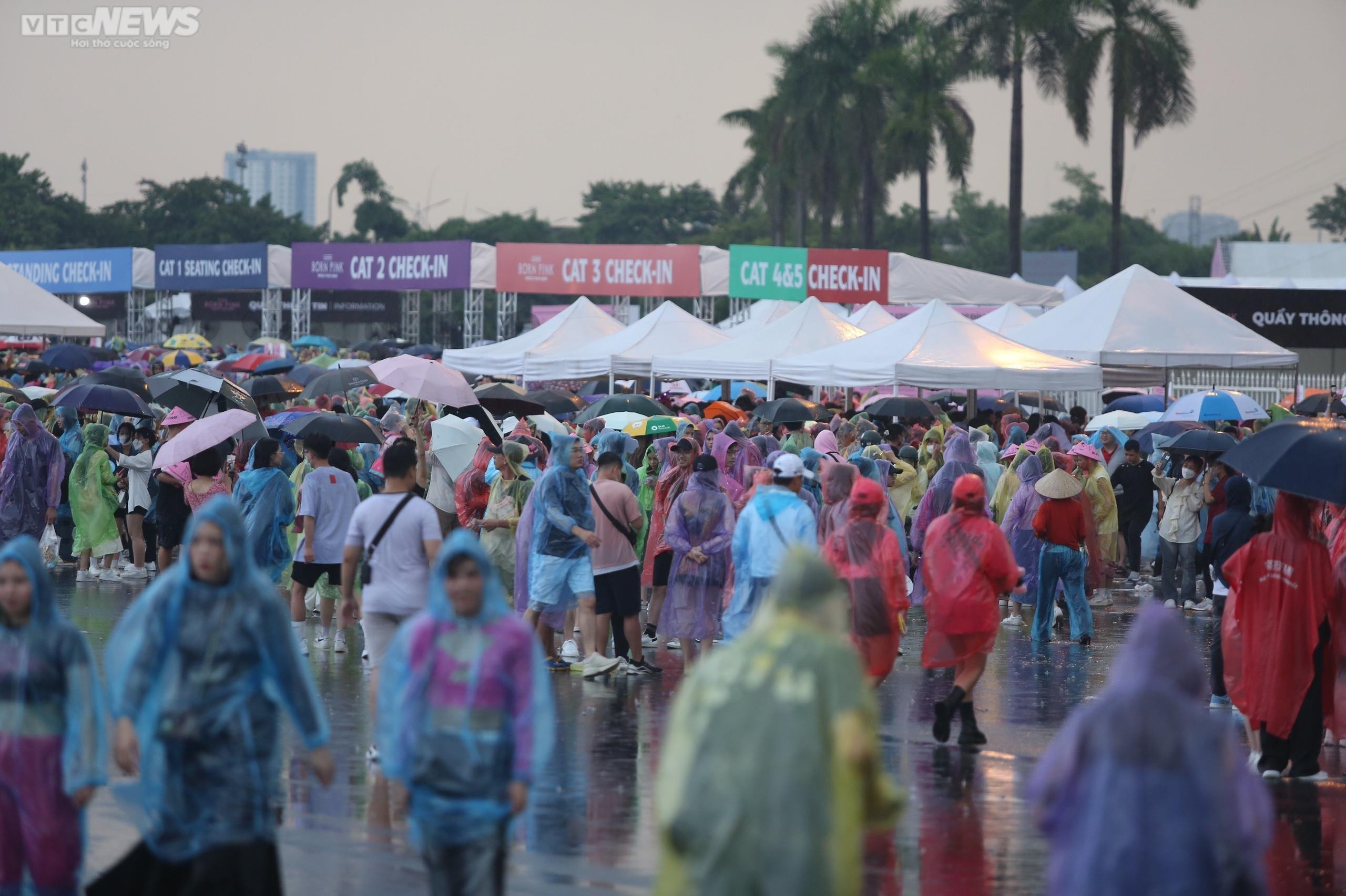 Người hâm mộ đứng dưới mưa trắng trời trước giờ diễn của BLACKPINK - 3