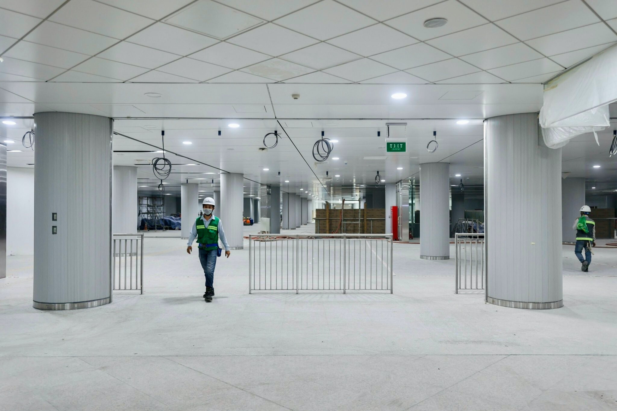 Cận cảnh kiến trúc bên trong Nhà ga Trung tâm Bến Thành, Metro số 1 - 3