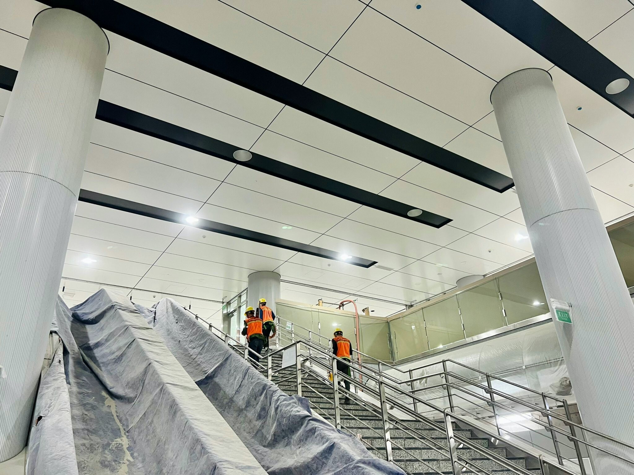 Cận cảnh kiến trúc bên trong Nhà ga Trung tâm Bến Thành, Metro số 1 - 6