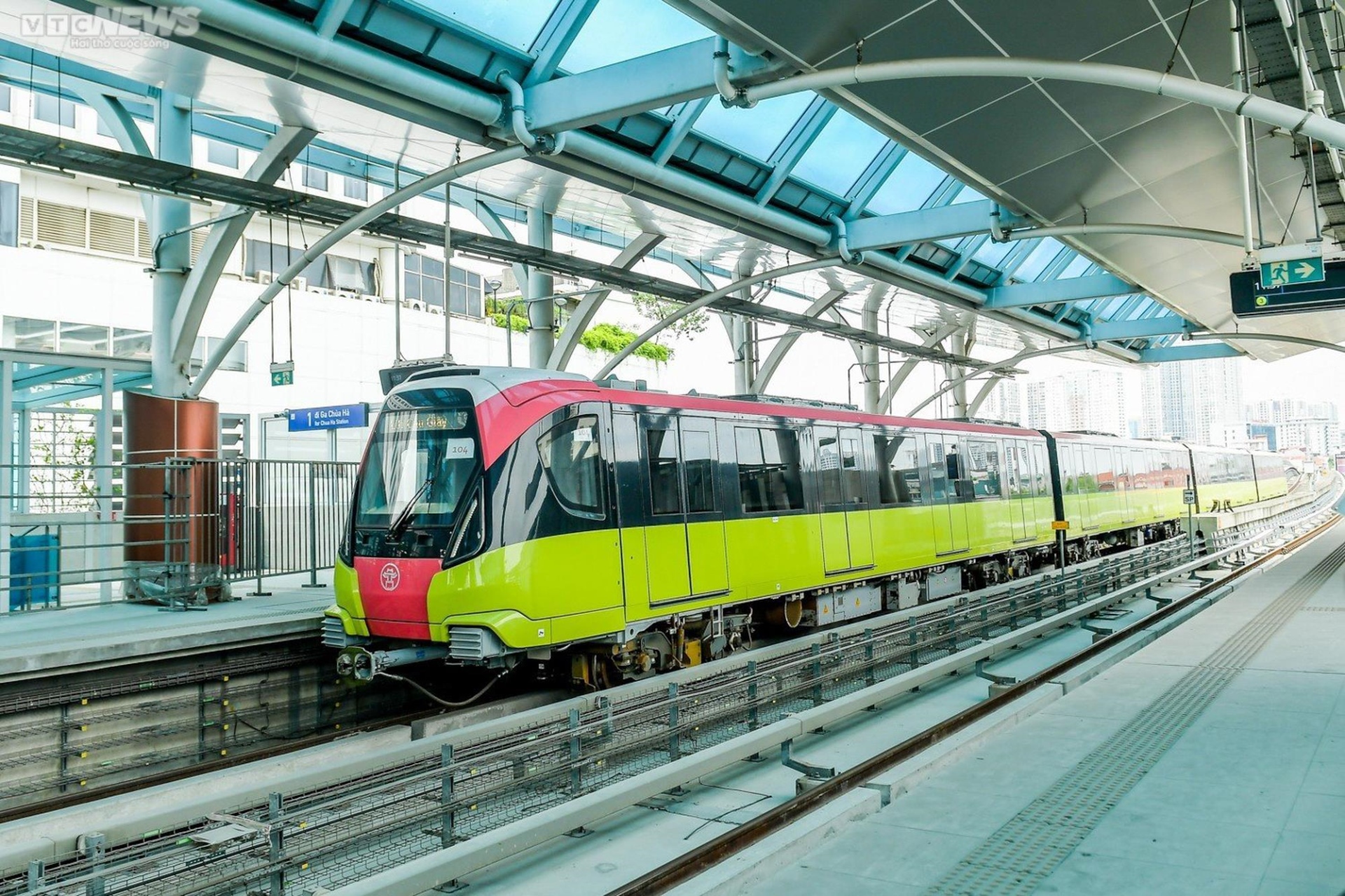 Hình hài 8 nhà ga trên cao tuyến Metro Nhổn - Ga Hà Nội - 12