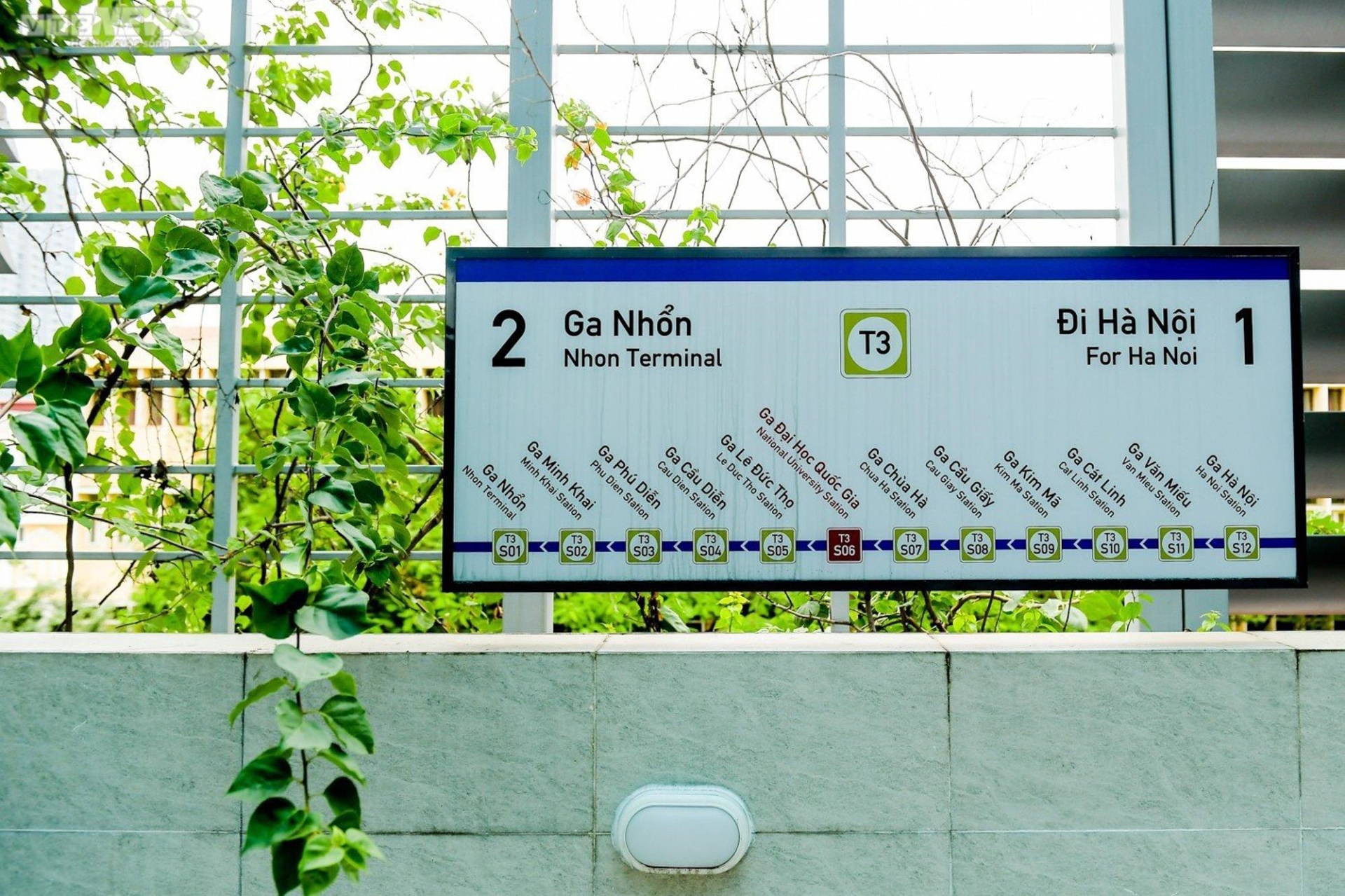 Hình hài 8 nhà ga trên cao tuyến Metro Nhổn - Ga Hà Nội - 6