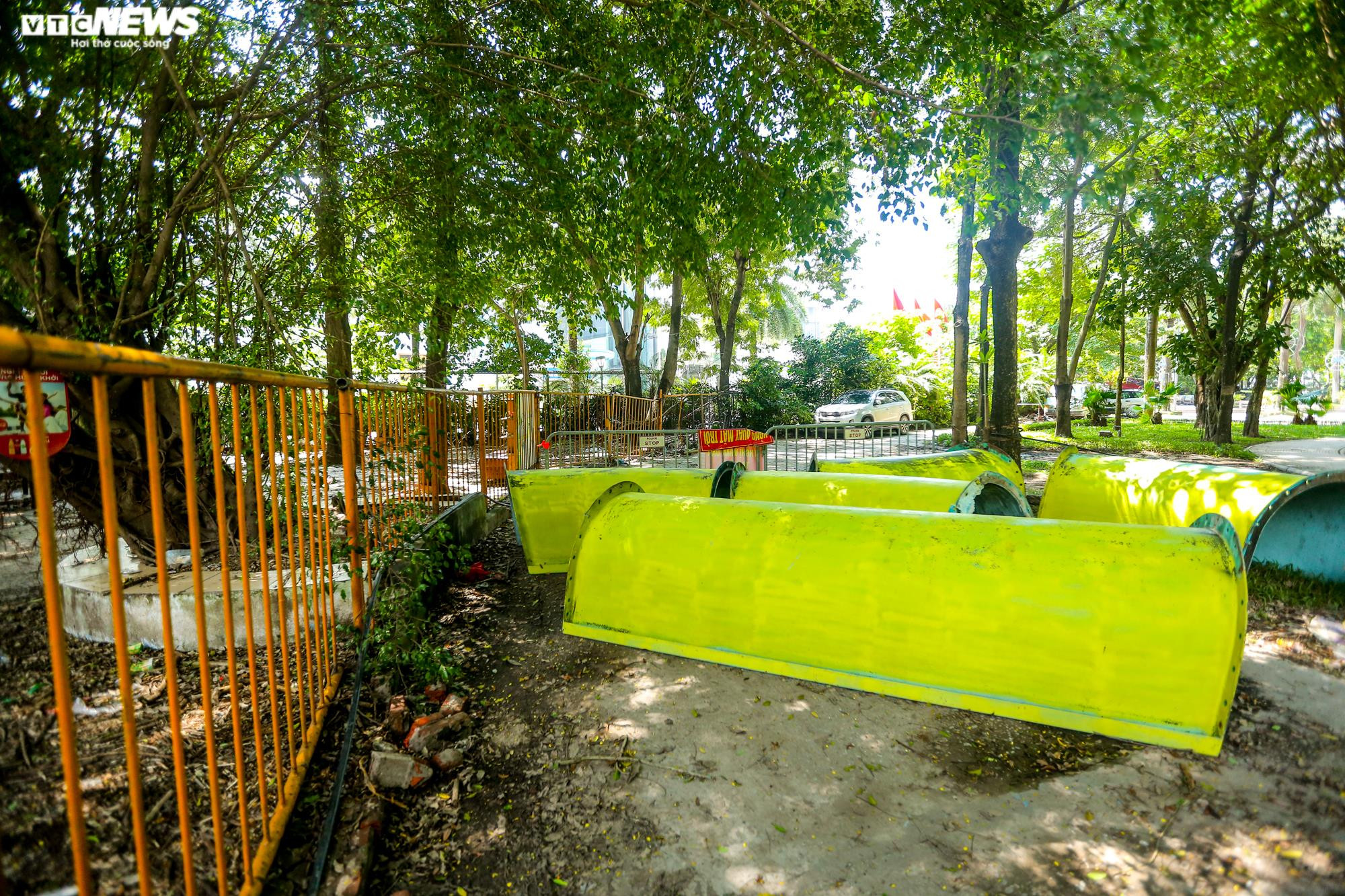 Hà Nội: Hiện trạng Công viên Tuổi trẻ sau hơn 3 tháng tháo dỡ công trình vi phạm - 5