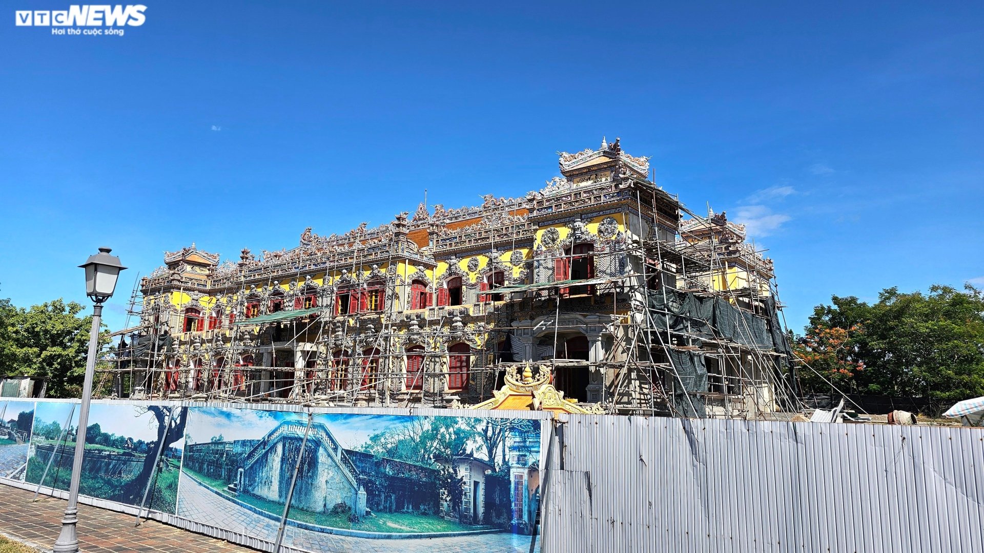 Cung điện nguy nga mới được chi hơn 123 tỷ phục dựng trong Đại Nội Huế