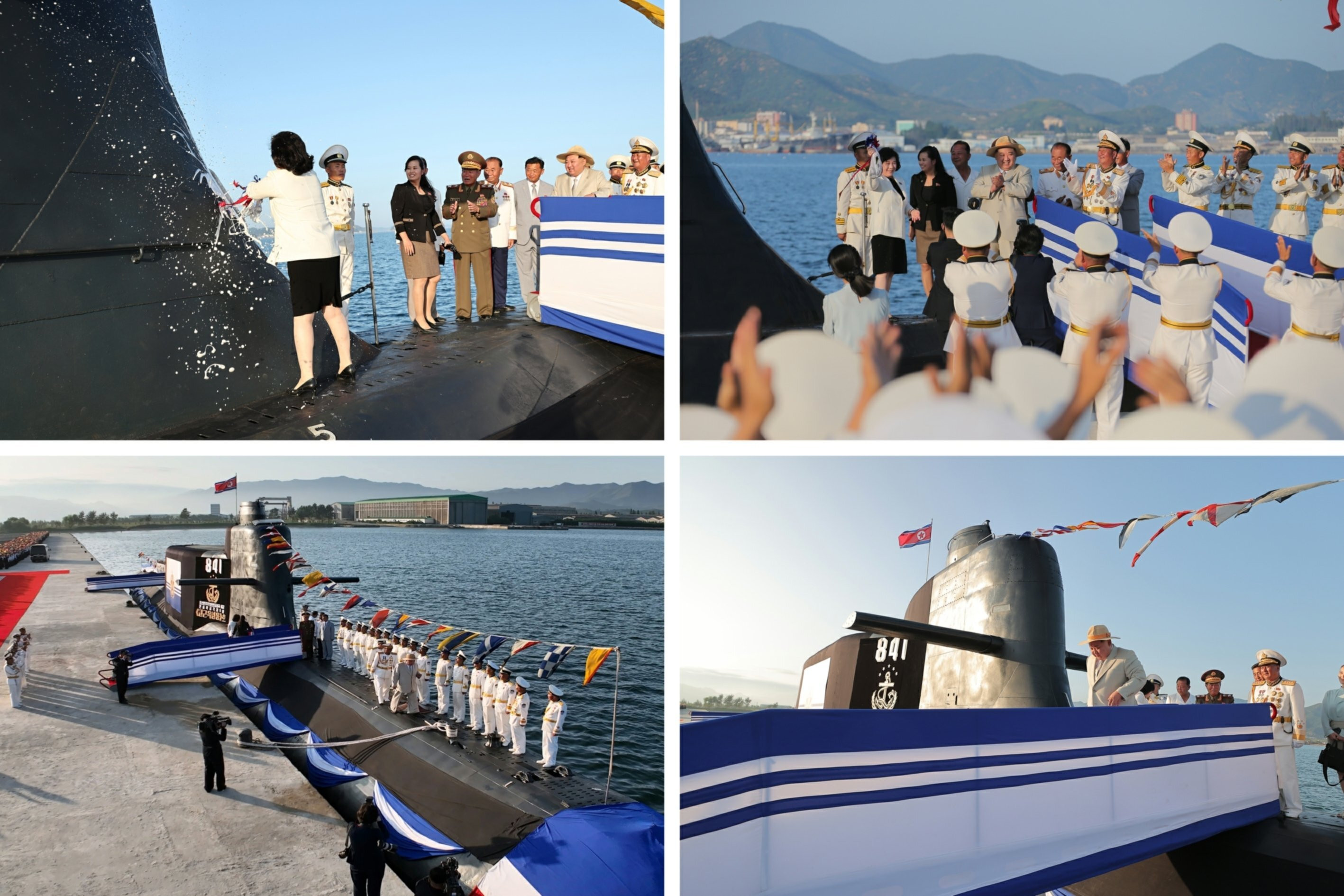 Cận cảnh tàu ngầm tấn công hạt nhân Triều Tiên mới hạ thủy - 11