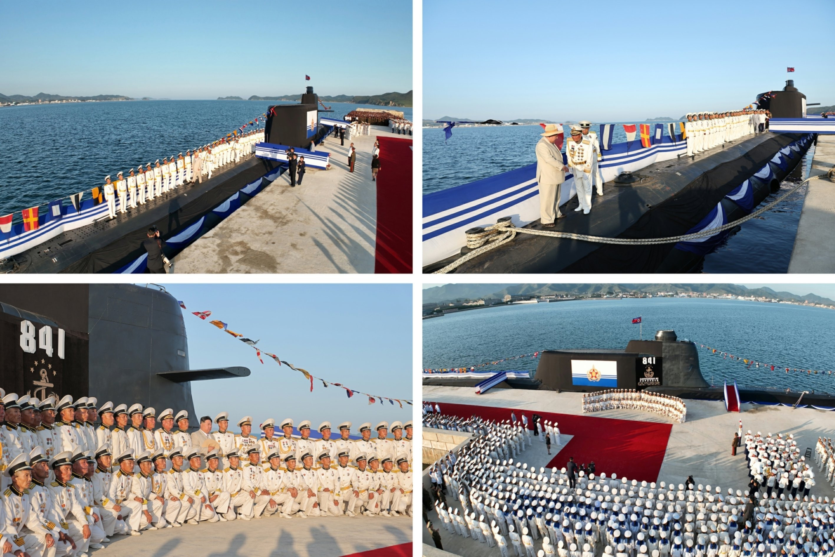 Cận cảnh tàu ngầm tấn công hạt nhân Triều Tiên mới hạ thủy - 12