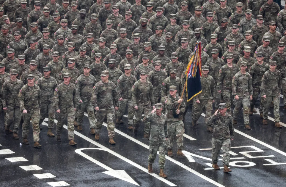 Hình ảnh Hàn Quốc duyệt binh, phô diễn khí tài trên đường phố Seoul - 5