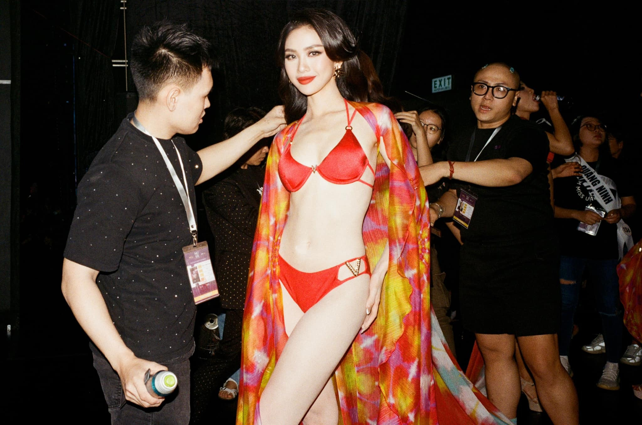 Vẻ gợi cảm hút mắt của Miss Universe Vietnam 2023 Bùi Quỳnh Hoa - 6