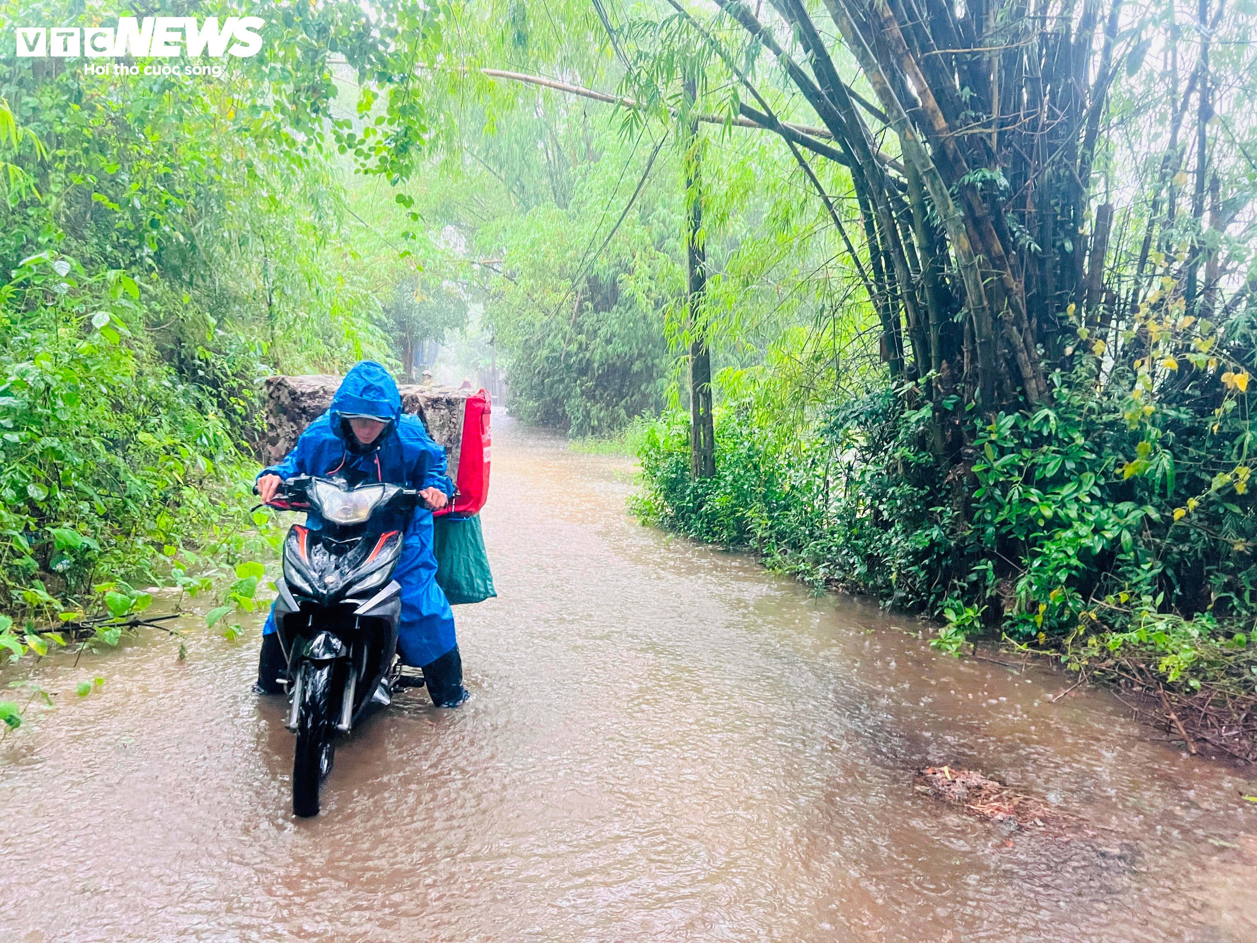 Mưa lớn gây ngập sâu, người dân Quảng Nam tất tả dọn đồ tránh lũ - 9