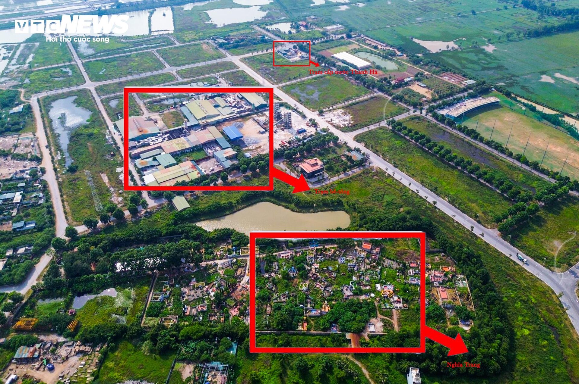 Trạm cấp nước bị cư dân Thanh Hà phản đối, chỉ cách nghĩa trang khoảng 500m - 9