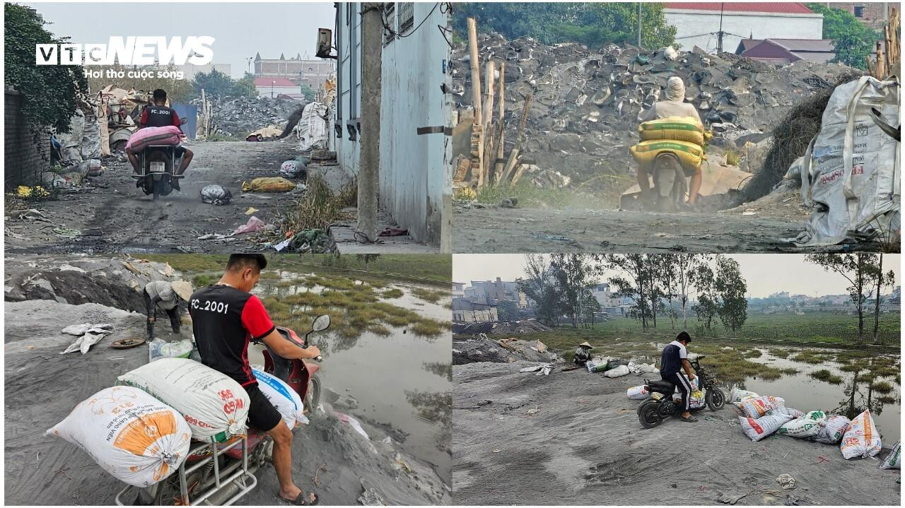 Làng tái chế nhôm ngày đêm mịt mờ khói bụi, mỗi người dân 'cõng' 33 tấn xỉ thải - 7