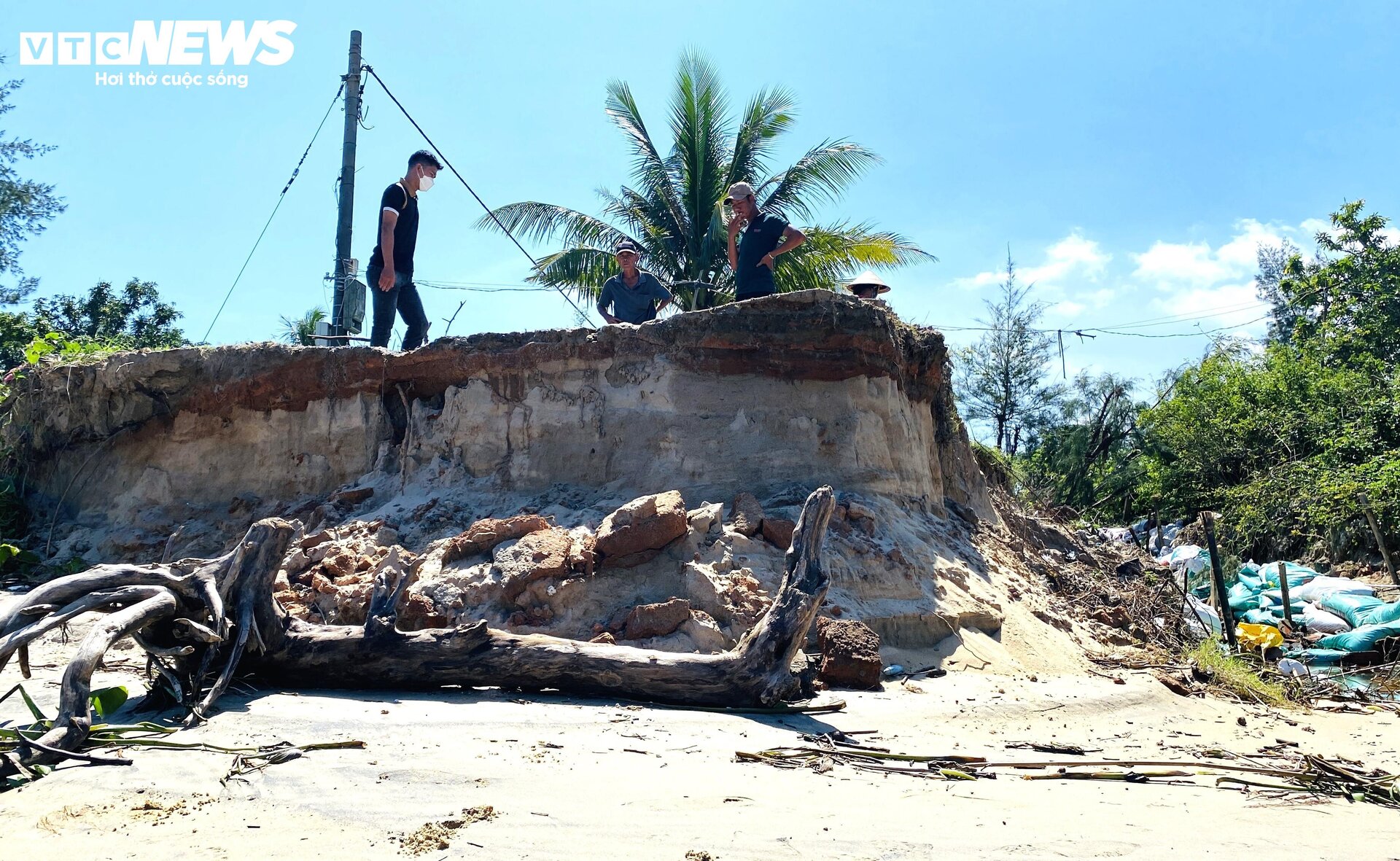 Triều cường công phá bờ biển suốt 1 thập kỷ, 'nuốt chửng' nhà cửa ở Quảng Nam - 6