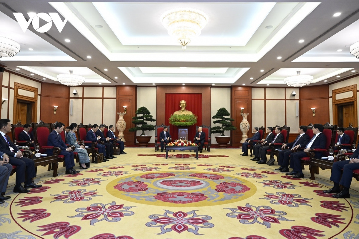 Ảnh: Thủ tướng Campuchia Hun Manet hội kiến Tổng Bí thư Nguyễn Phú Trọng - 8