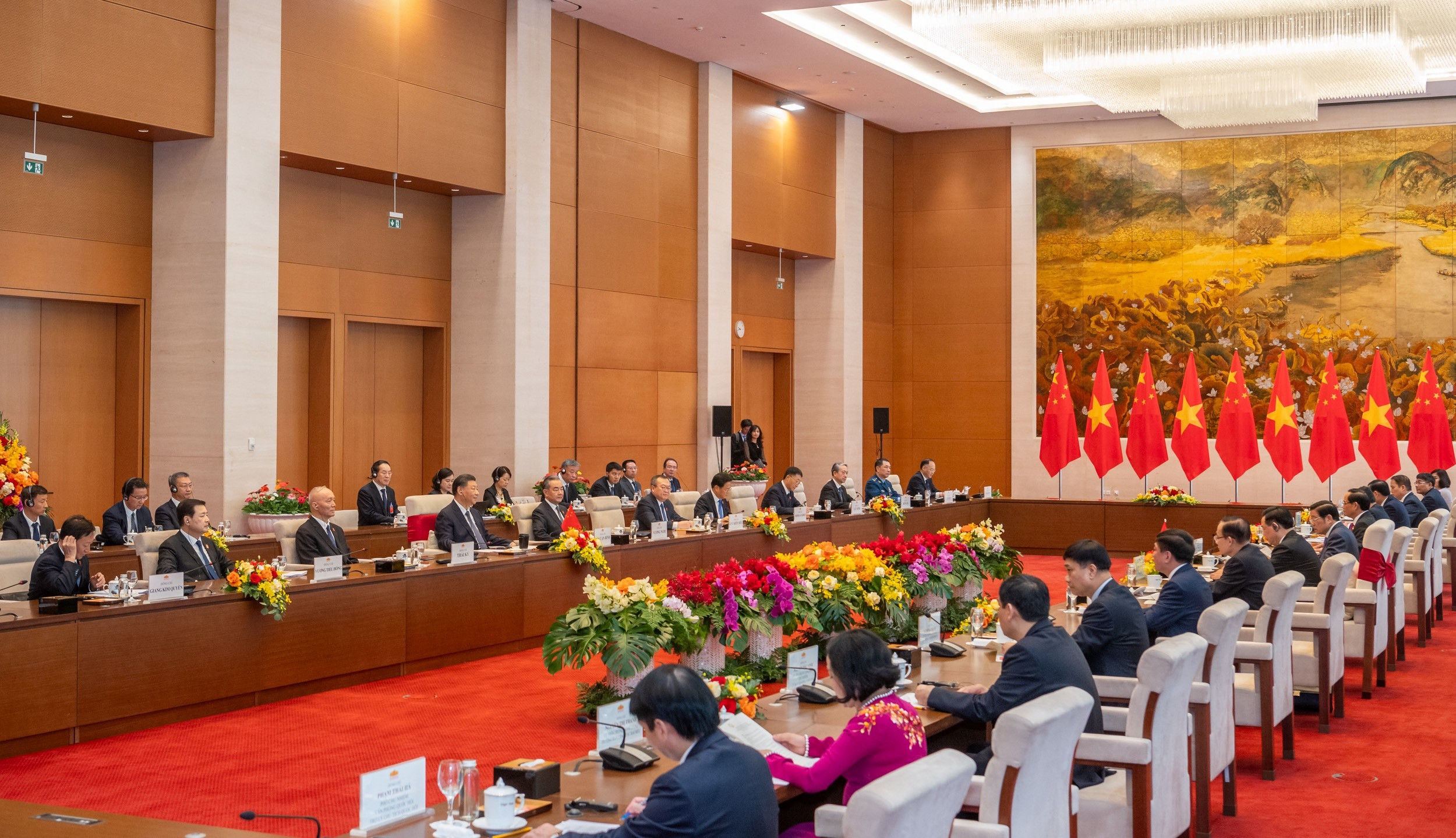 Chủ tịch Quốc hội Vương Đình Huệ hội kiến Tổng Bí thư, Chủ tịch Trung Quốc - 4