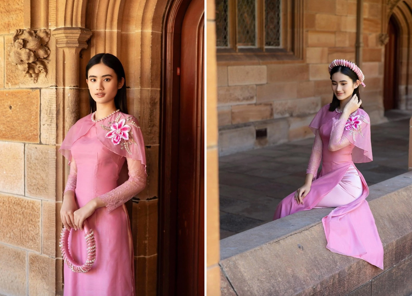 Sao Việt 3/2: Hoa hậu Ý Nhi diện áo dài ở trời Tây, Cường Đô La khoe con trai - 1