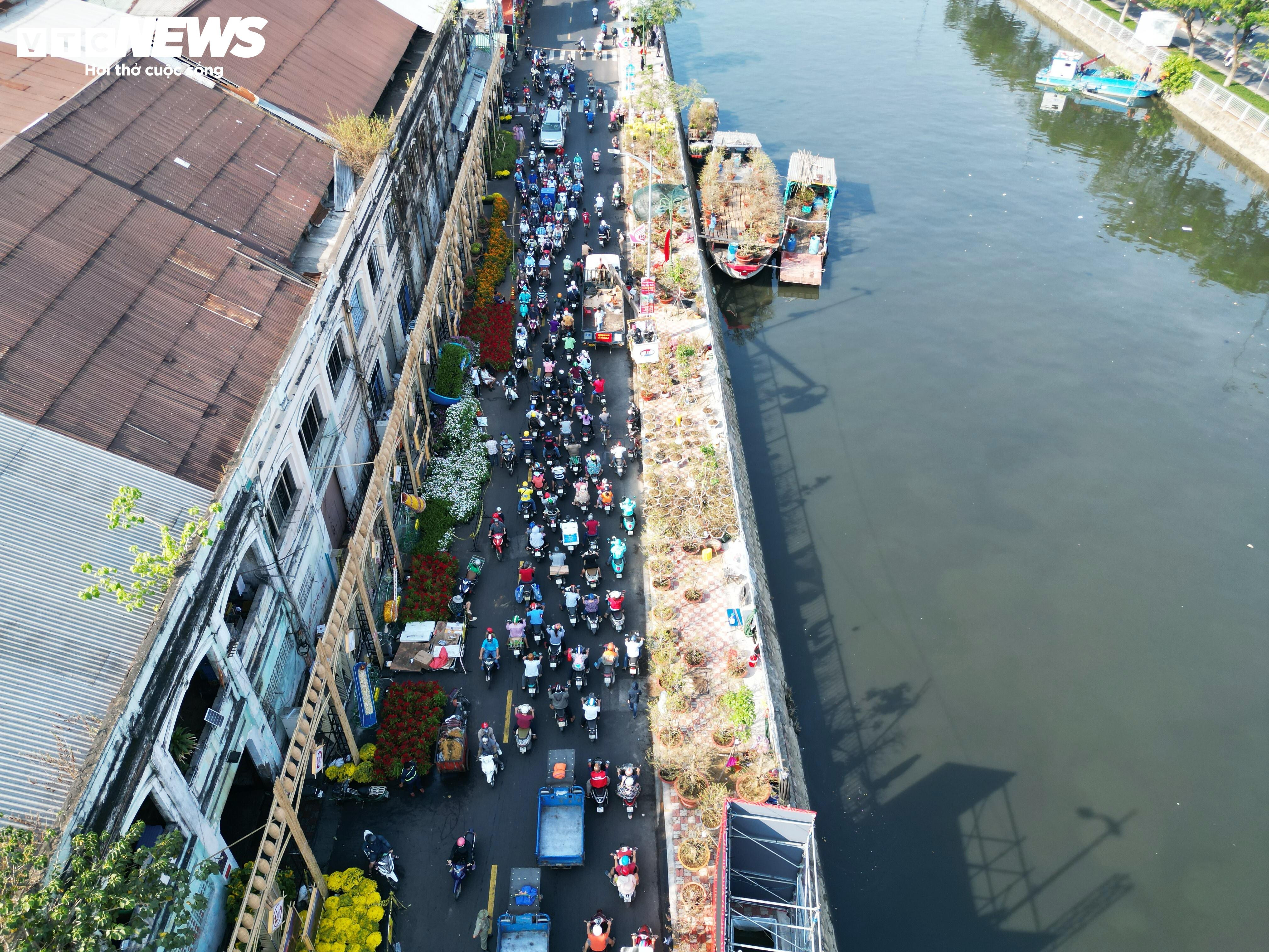 Phiên chợ hoa đặc biệt ngày giáp Tết ở TP.HCM - 1