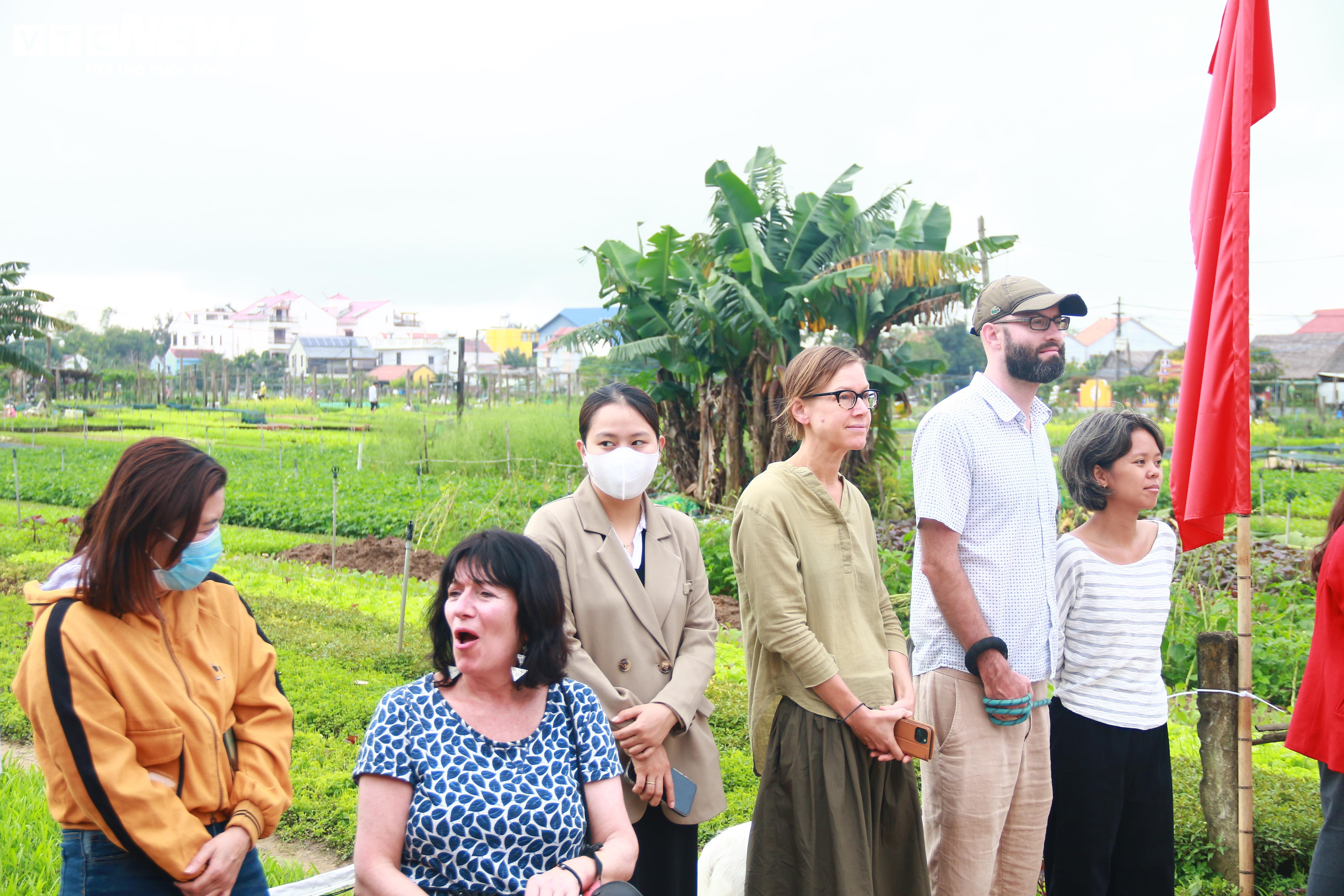 Du khách nước ngoài thích thú vọc đất, trồng rau cùng nông dân xứ Quảng - 8