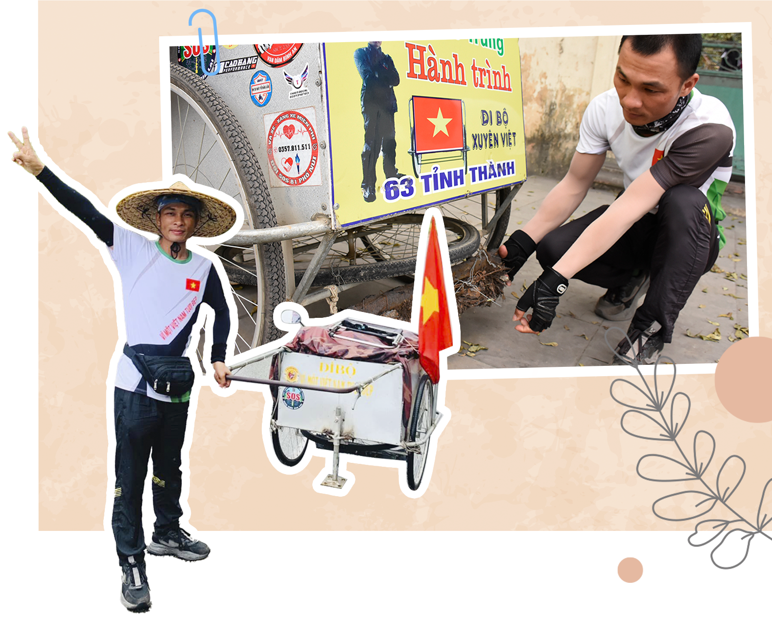 Hành trình 2 năm đi bộ hút đinh xuyên Việt của chàng trai xứ Nghệ - 9