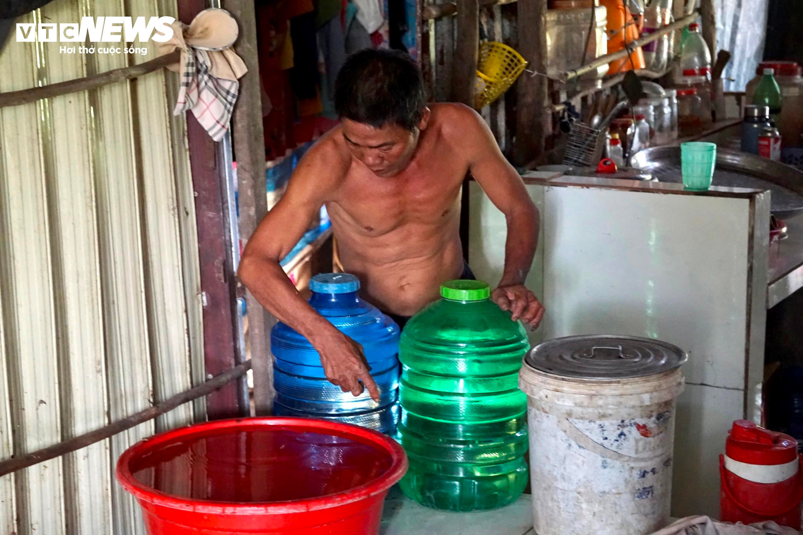 Kênh, rạch cạn khô, đường nứt toác giữa tâm vùng hạn mặn Cà Mau - 19