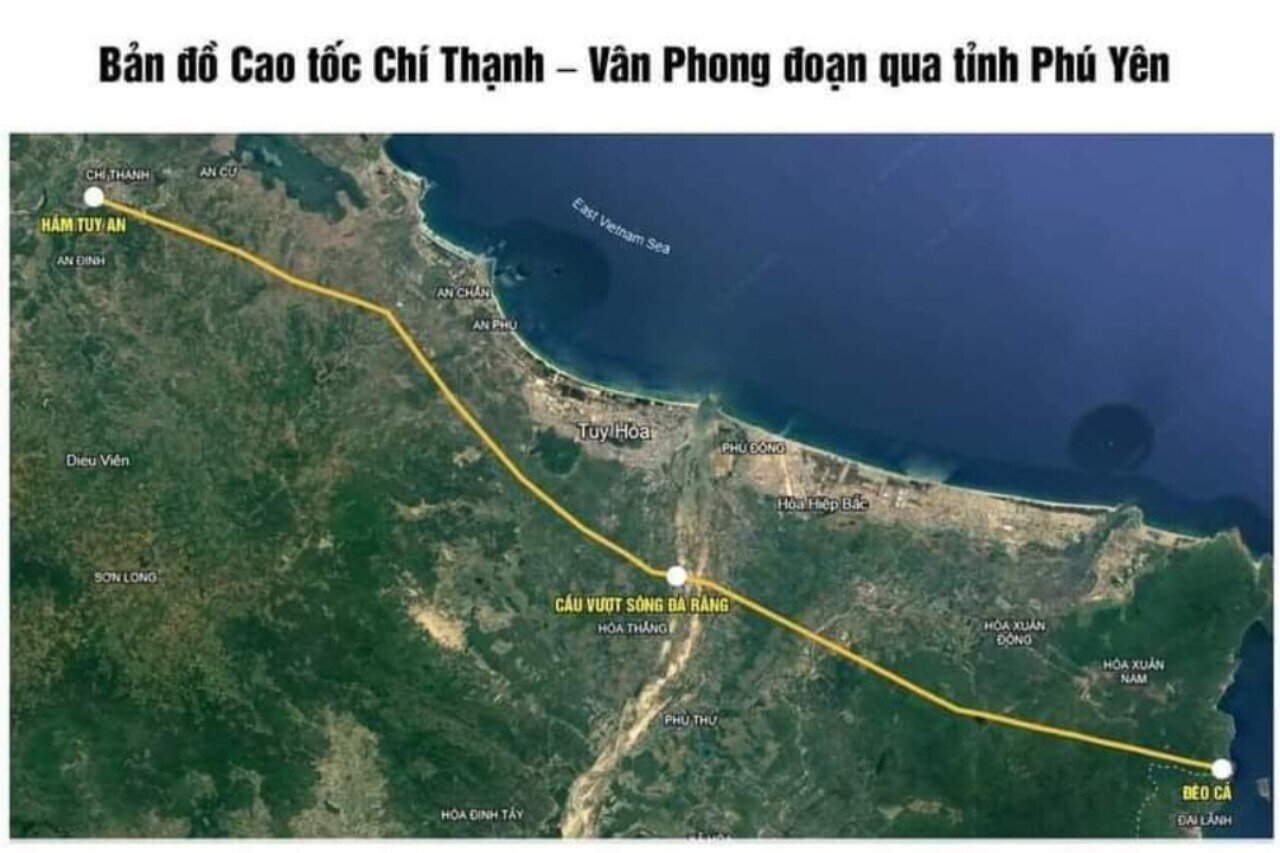 Cao tốc Bắc nam qua Phú Yên