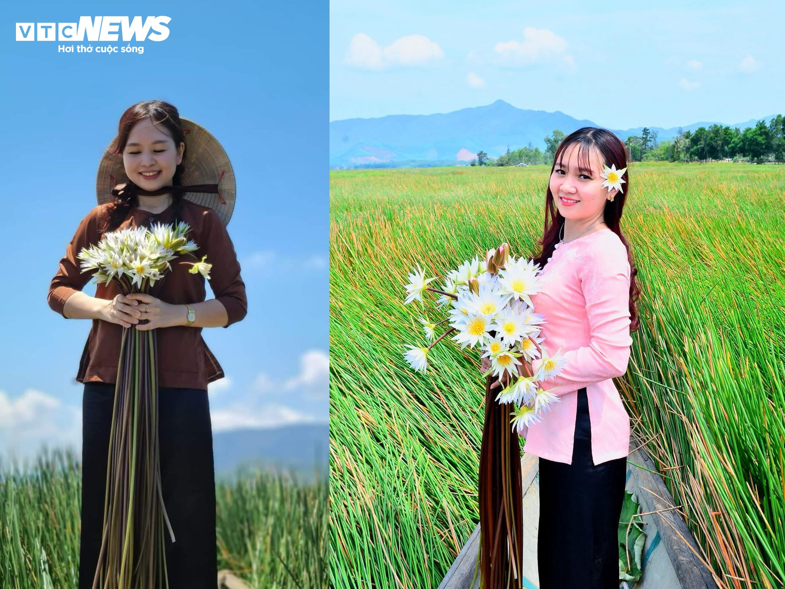 Mặc nắng nóng, du khách mê mải check-in tại đầm sen tự nhiên lớn nhất Bình Định - 7