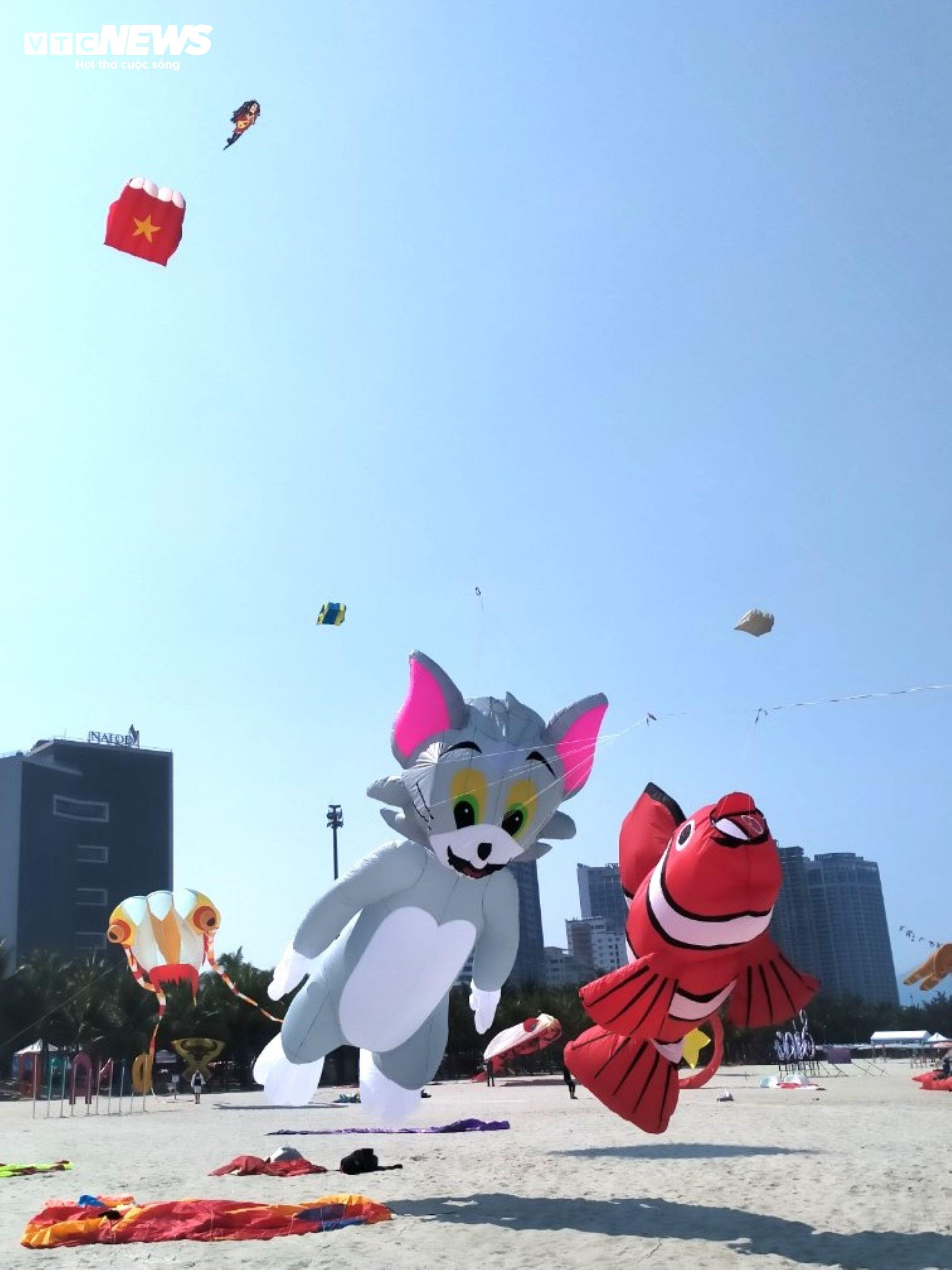 Du khách mê mẩn ngắm diều độc lạ ở biển Đà Nẵng - 5