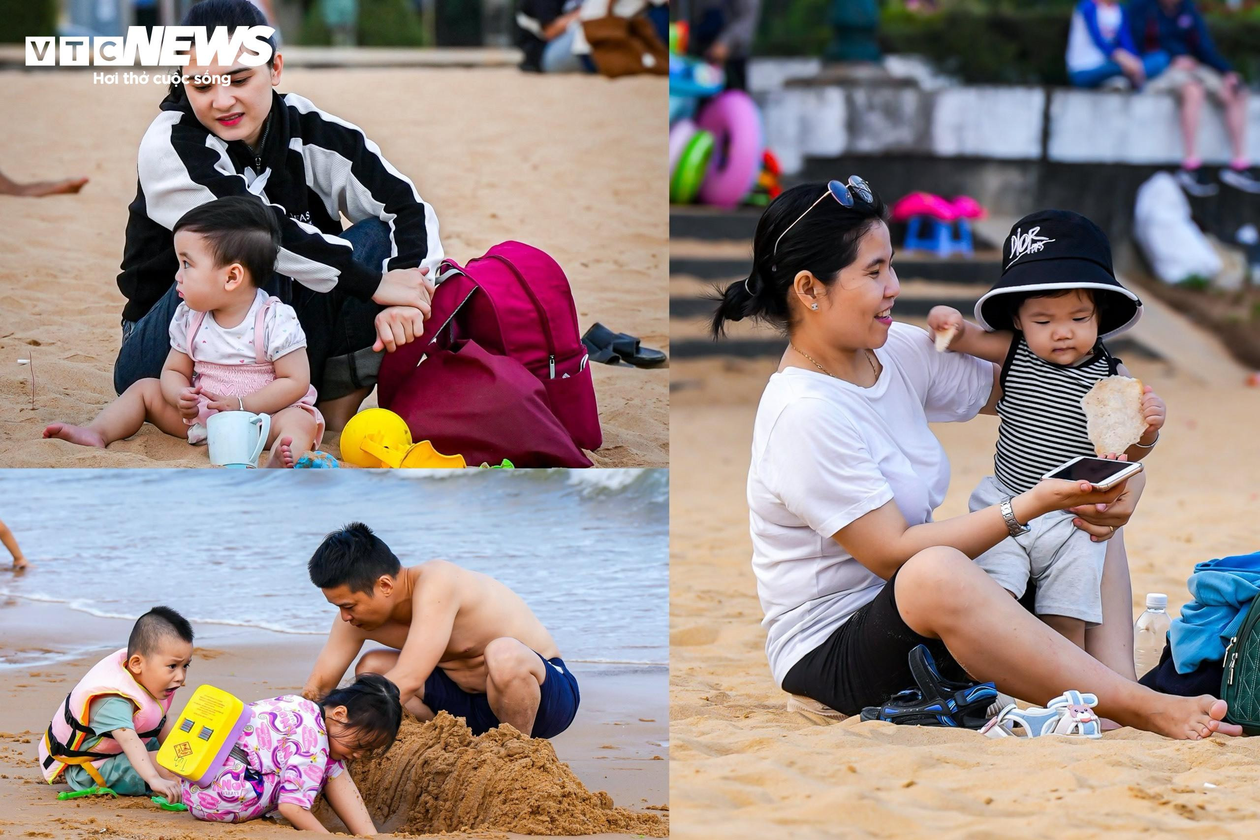 Người dân, du khách đổ xô hạ nhiệt, 'quây kín' bãi biển ở Quy Nhơn - 5