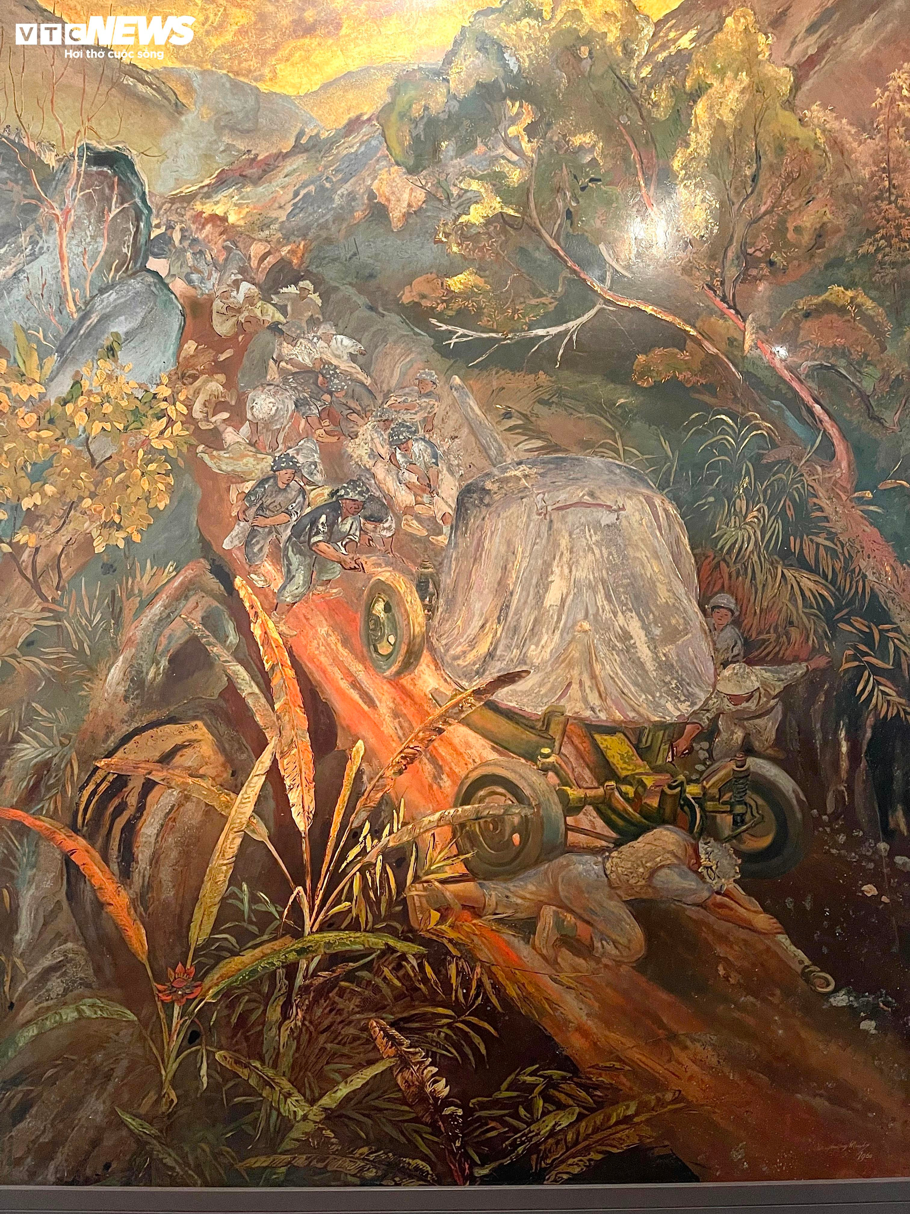 Tái hiện Chiến dịch Điện Biên Phủ hào hùng qua tranh vẽ - 8