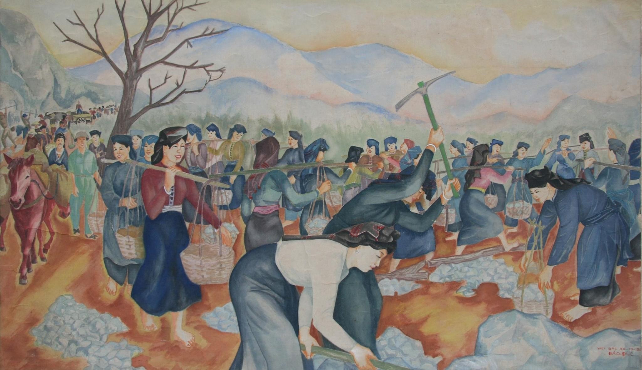 Tái hiện Chiến dịch Điện Biên Phủ hào hùng qua tranh vẽ - 5