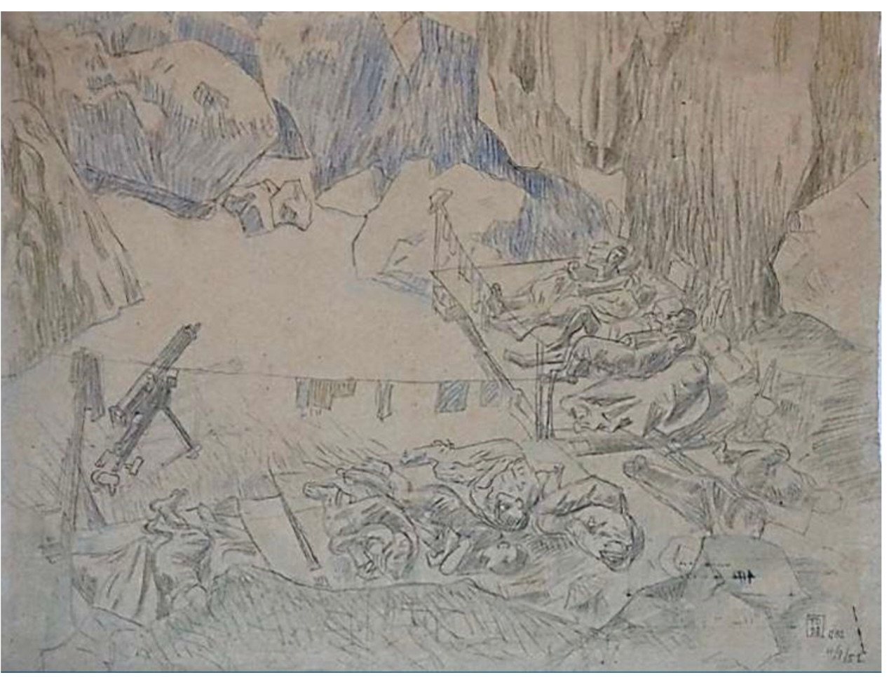 Tái hiện Chiến dịch Điện Biên Phủ hào hùng qua tranh vẽ - 9