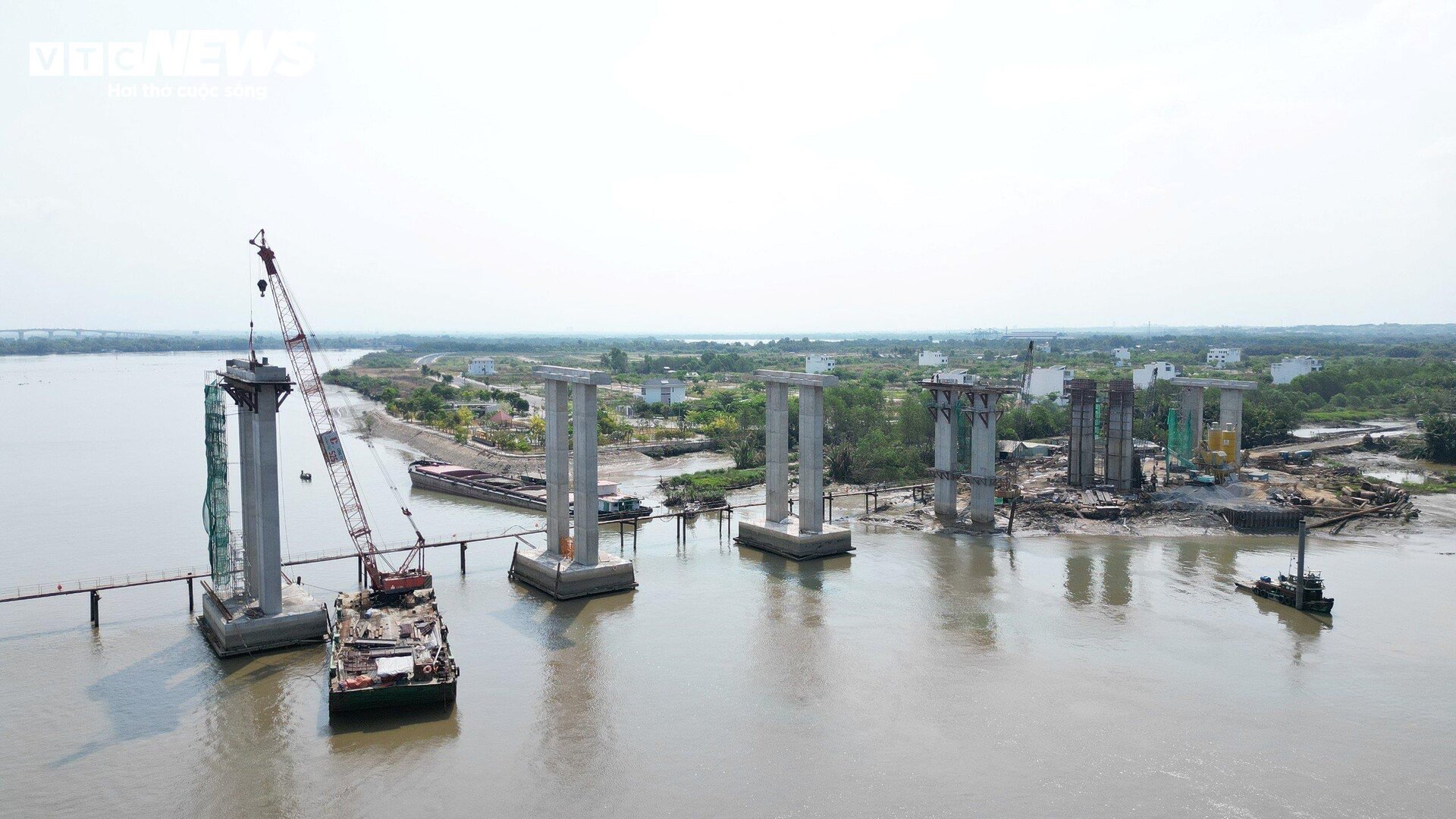 Cầu 6.950 tỷ nối TP.HCM và Đồng Nai sau gần 2 năm thi công - 2